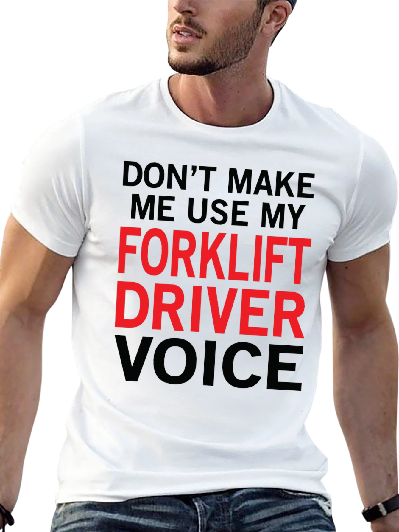 Forklift Driver Voice Graphic Tee