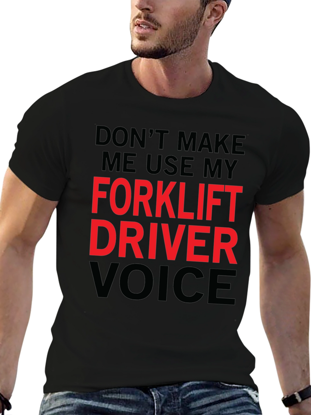 Forklift Driver Voice Graphic Tee