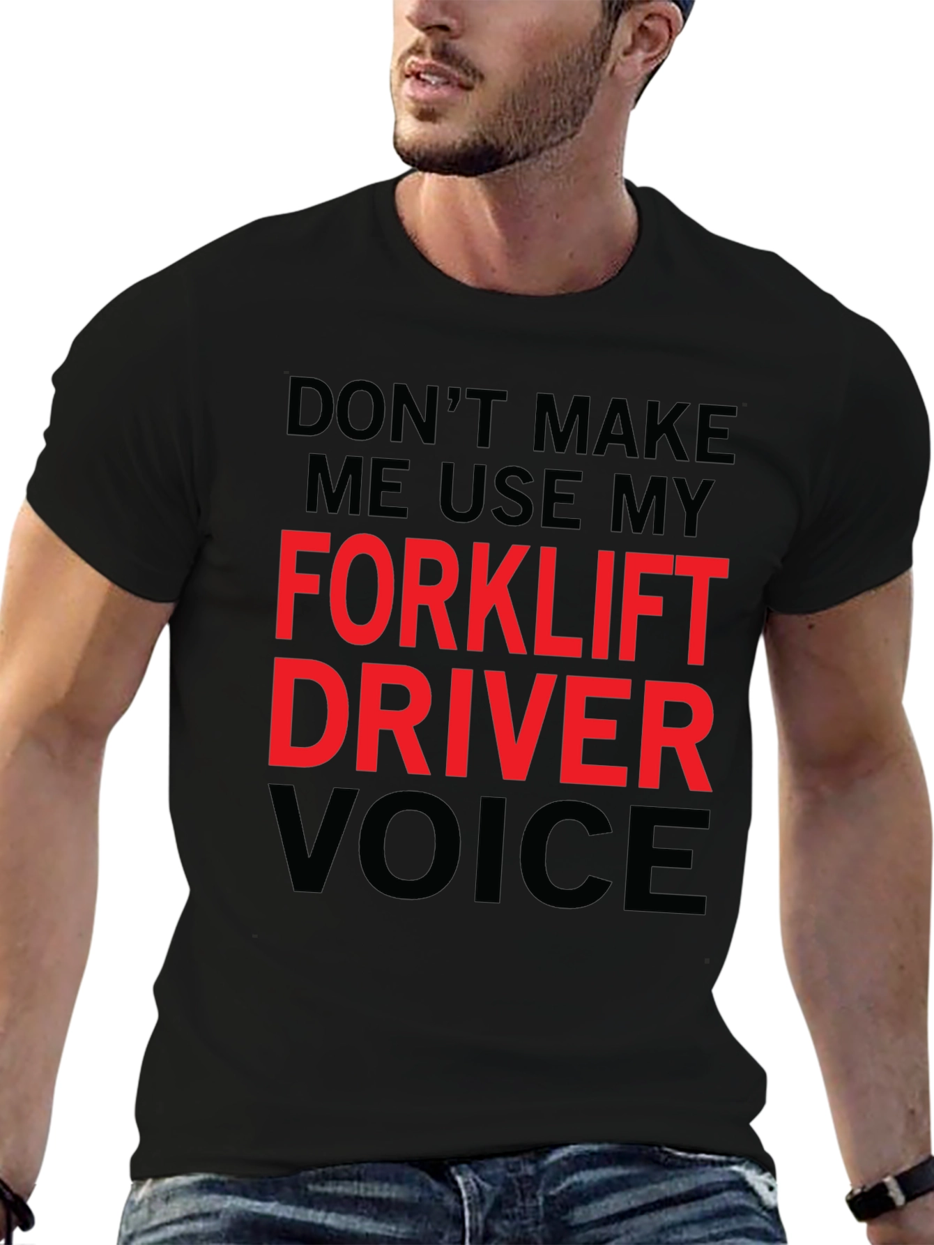 Forklift Driver Voice Graphic Tee