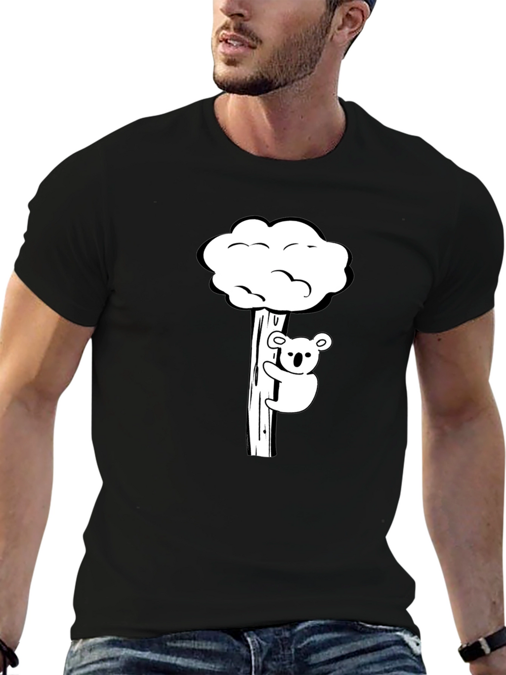 Koala in Tree T-Shirt - Soft Cotton Tee
