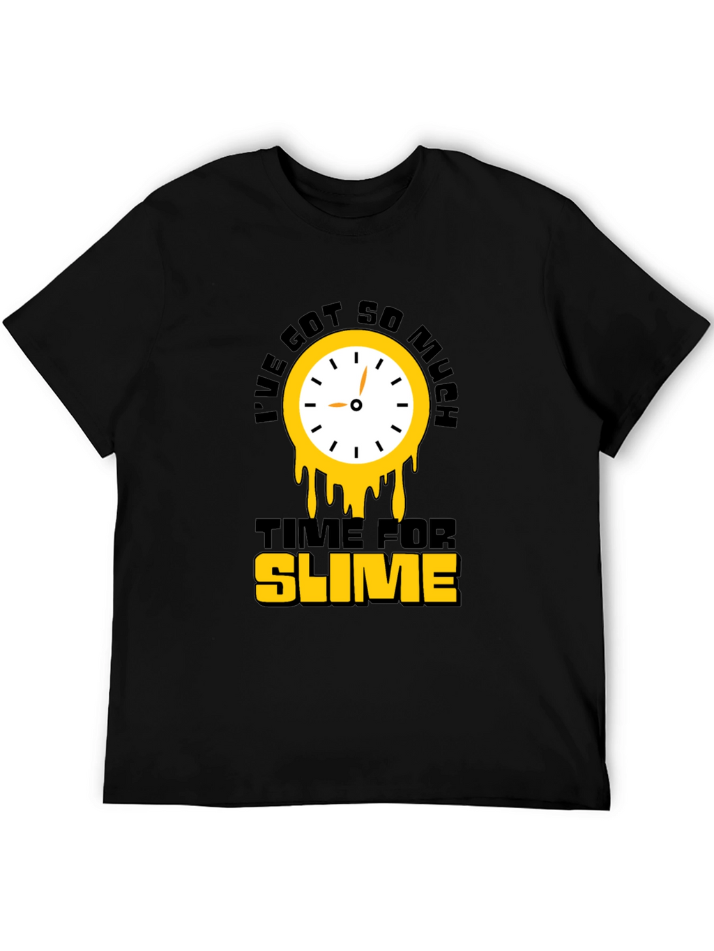 Time For Slime Black T-Shirt