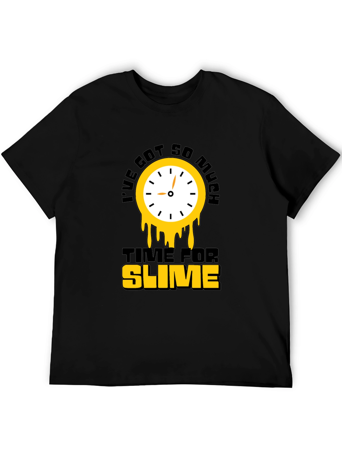 Time For Slime Black T-Shirt