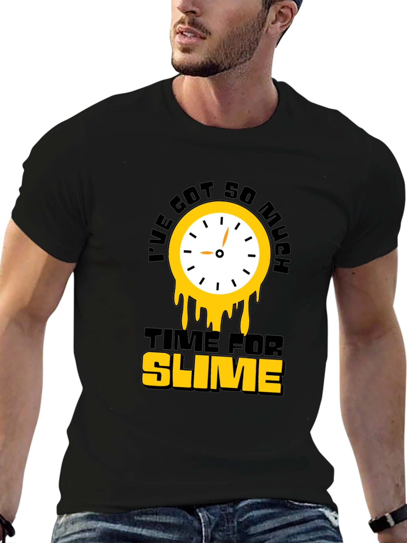 Time For Slime Black T-Shirt