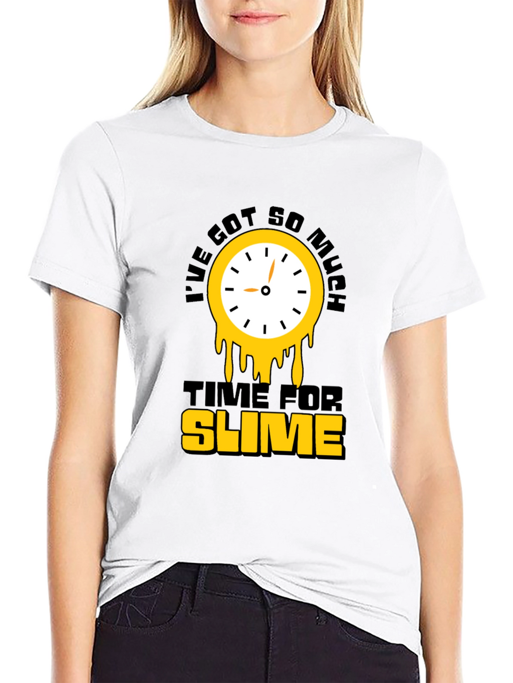 Time For Slime Black T-Shirt