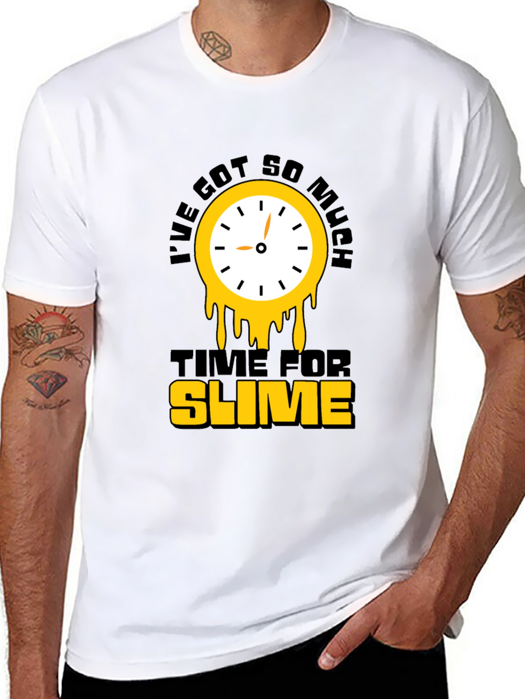 Time For Slime Black T-Shirt
