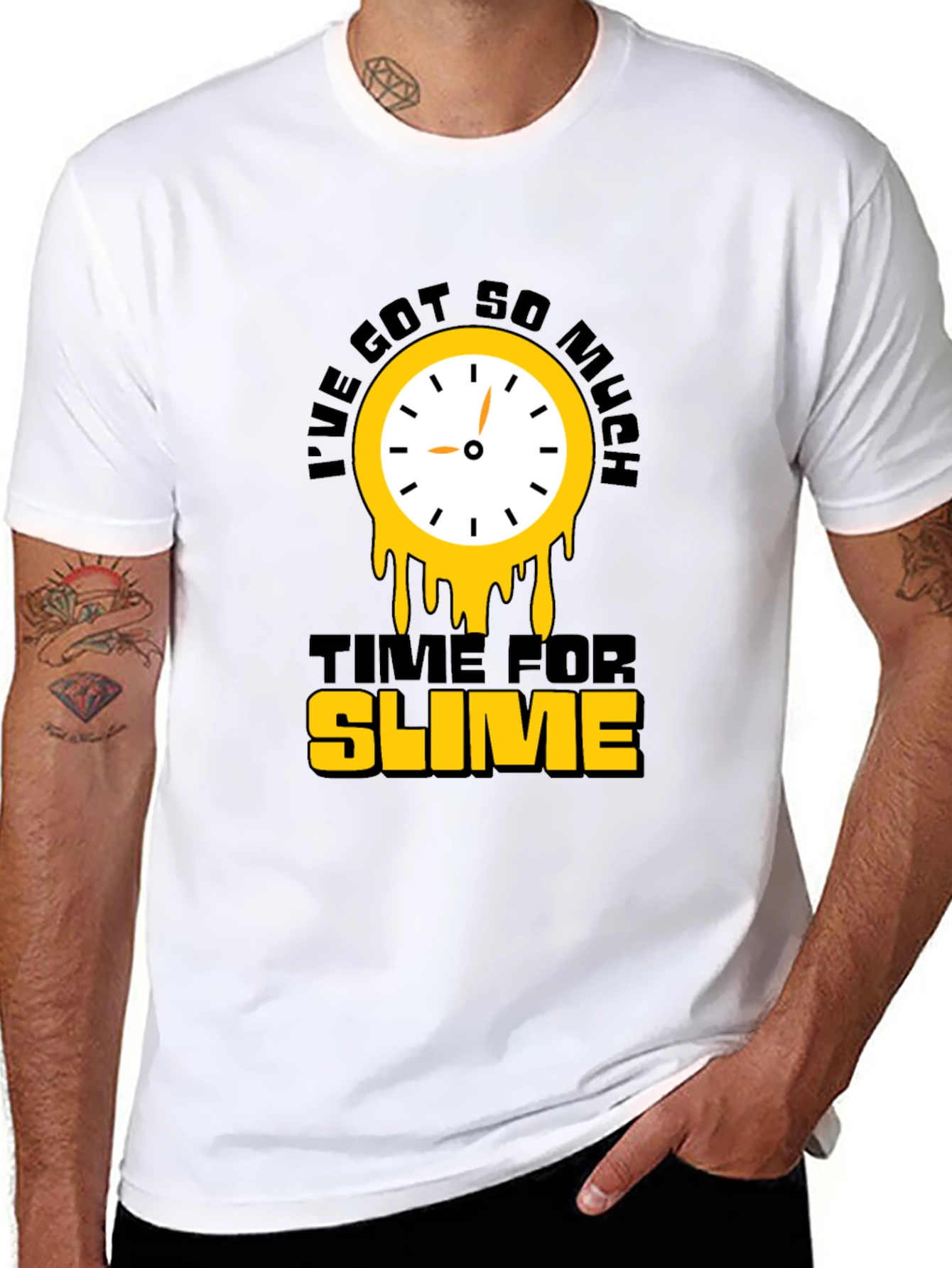 Time For Slime Black T-Shirt