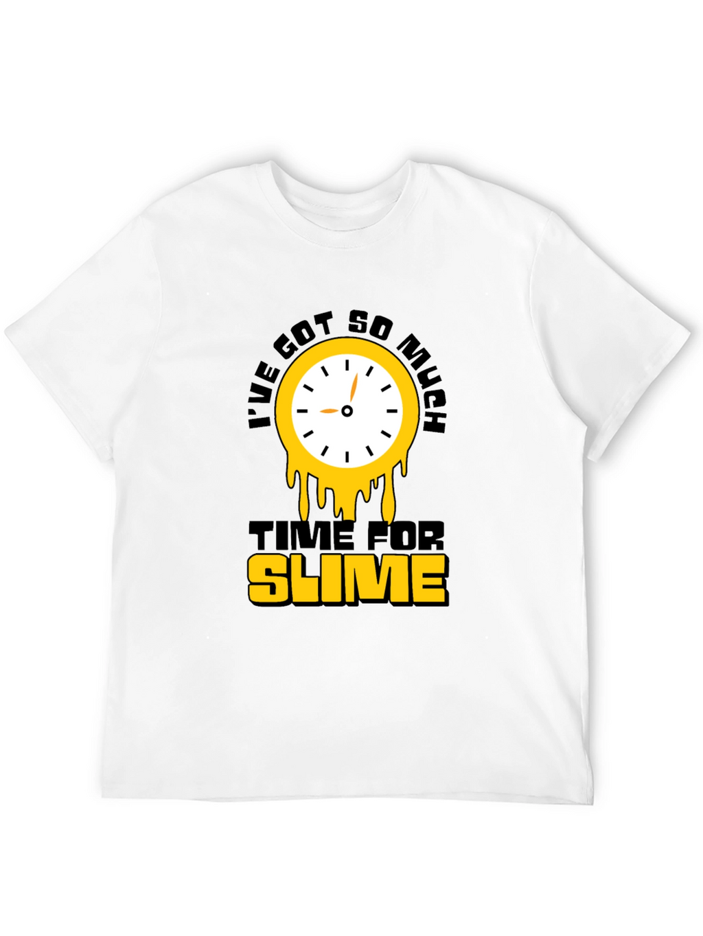Time For Slime Black T-Shirt