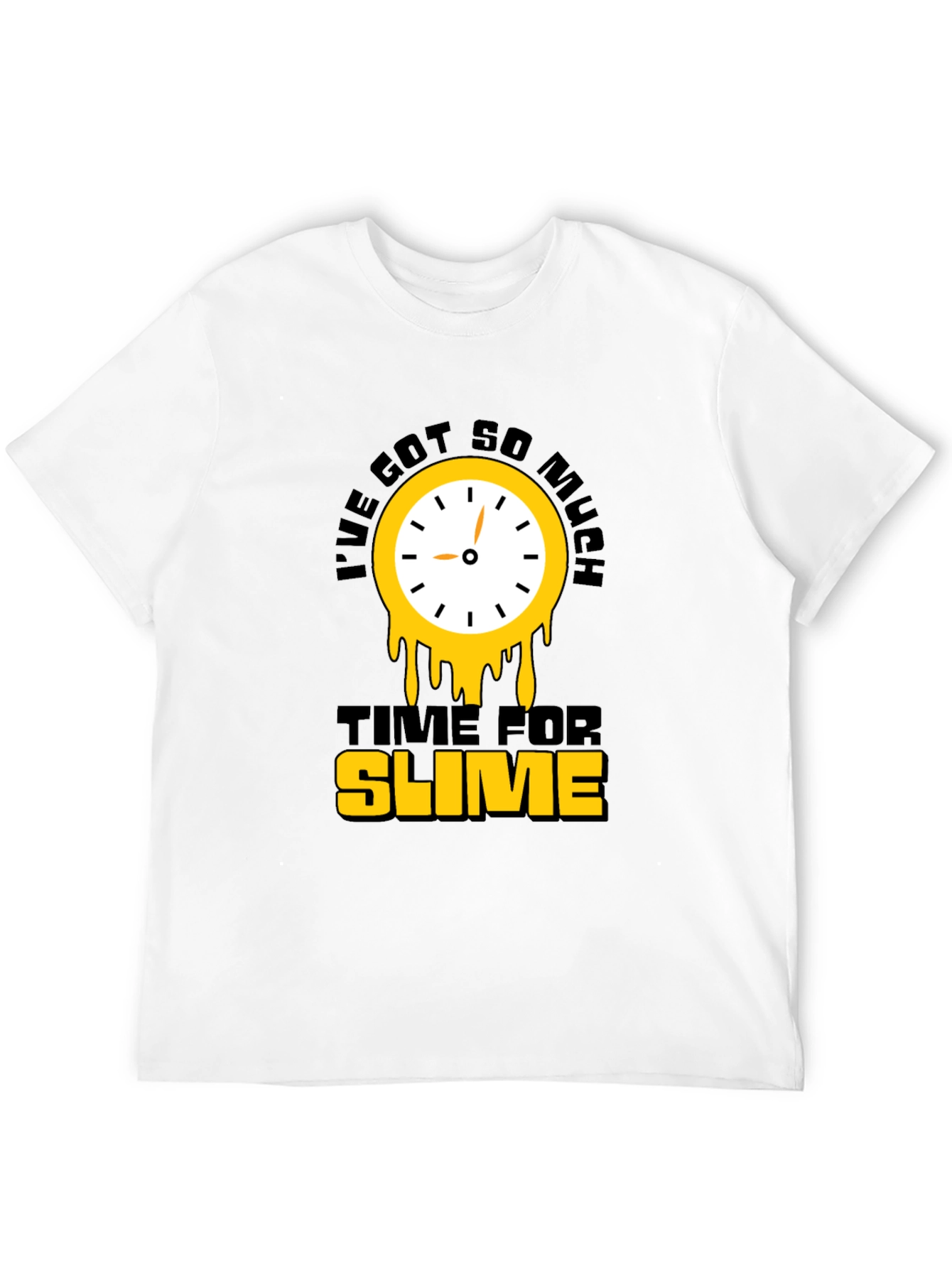 Time For Slime Black T-Shirt