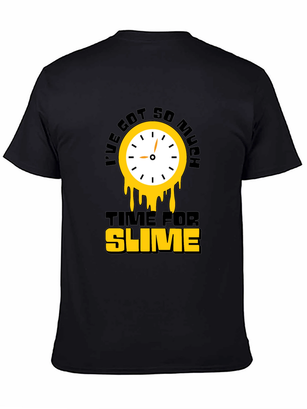 Time For Slime Black T-Shirt