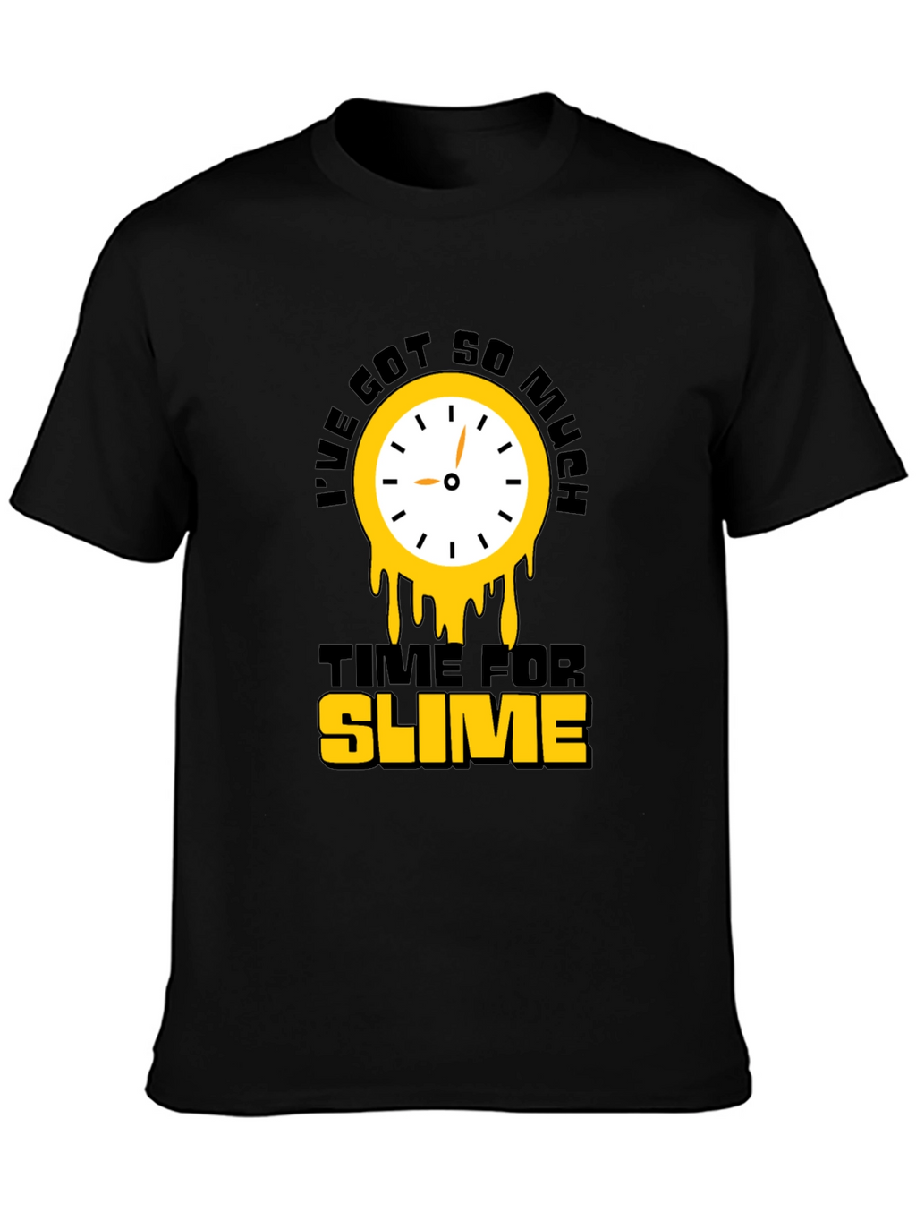 Time For Slime Black T-Shirt
