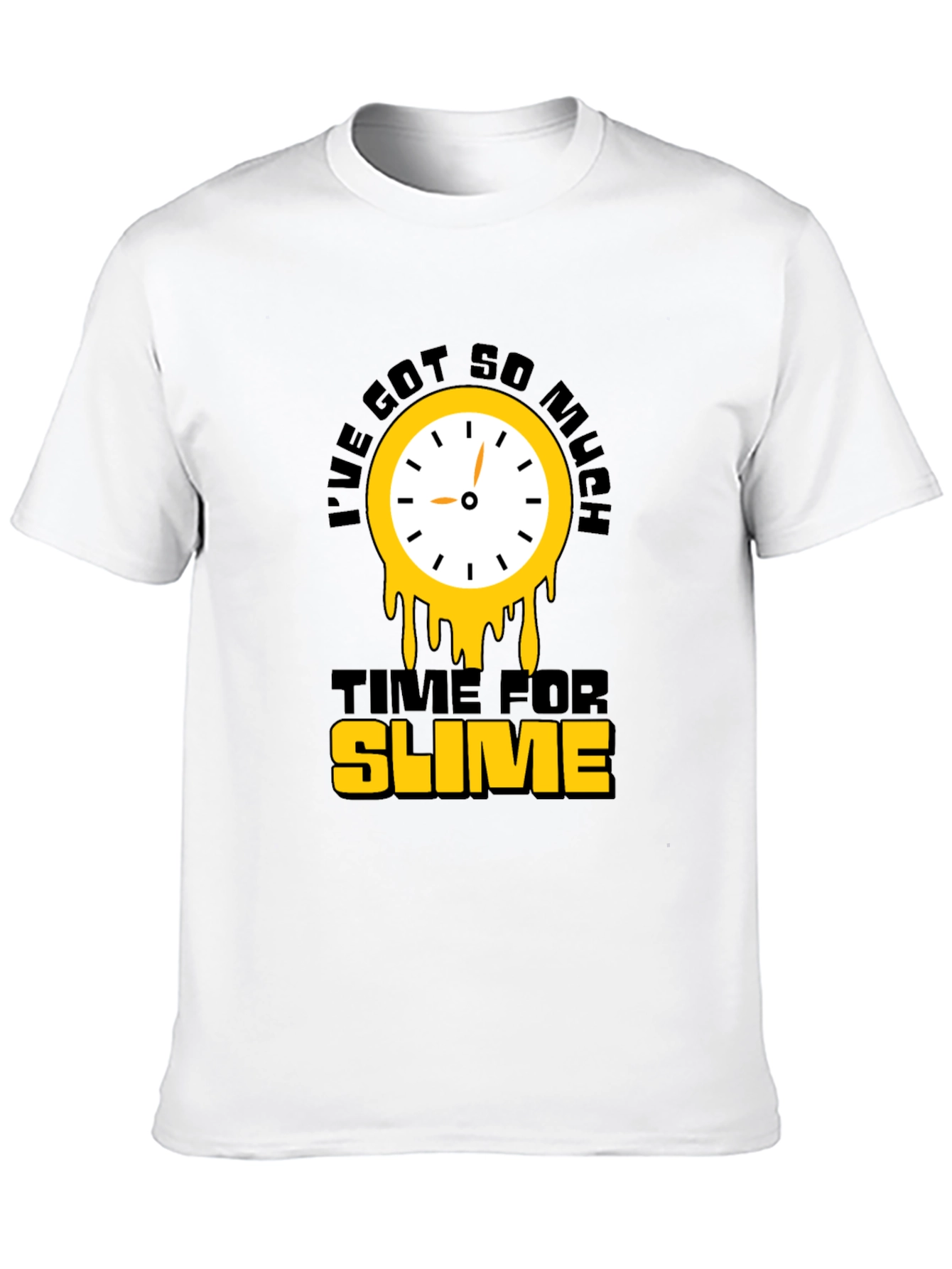 Time For Slime Black T-Shirt