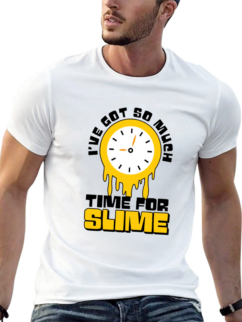 Time For Slime Black T-Shirt