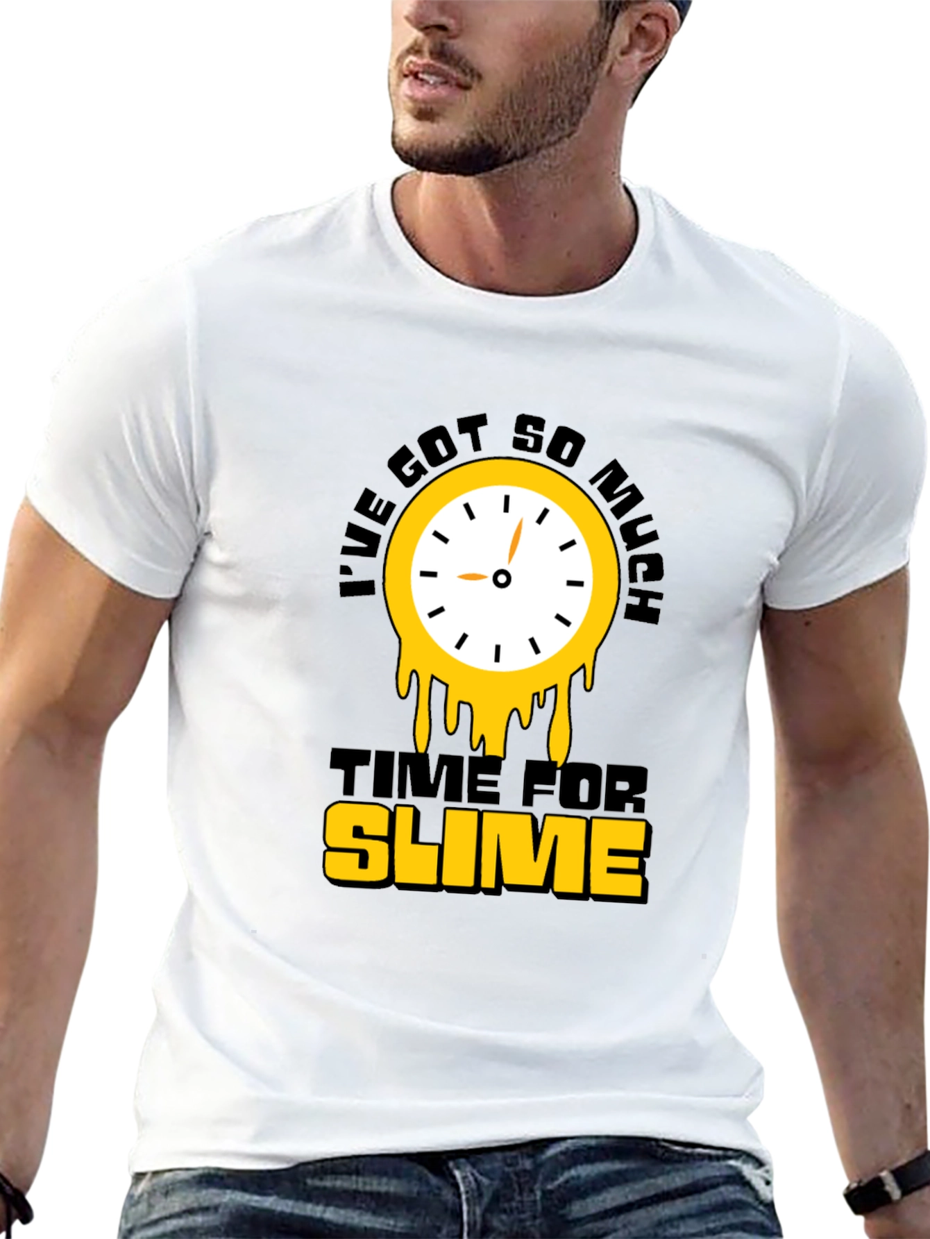 Time For Slime Black T-Shirt