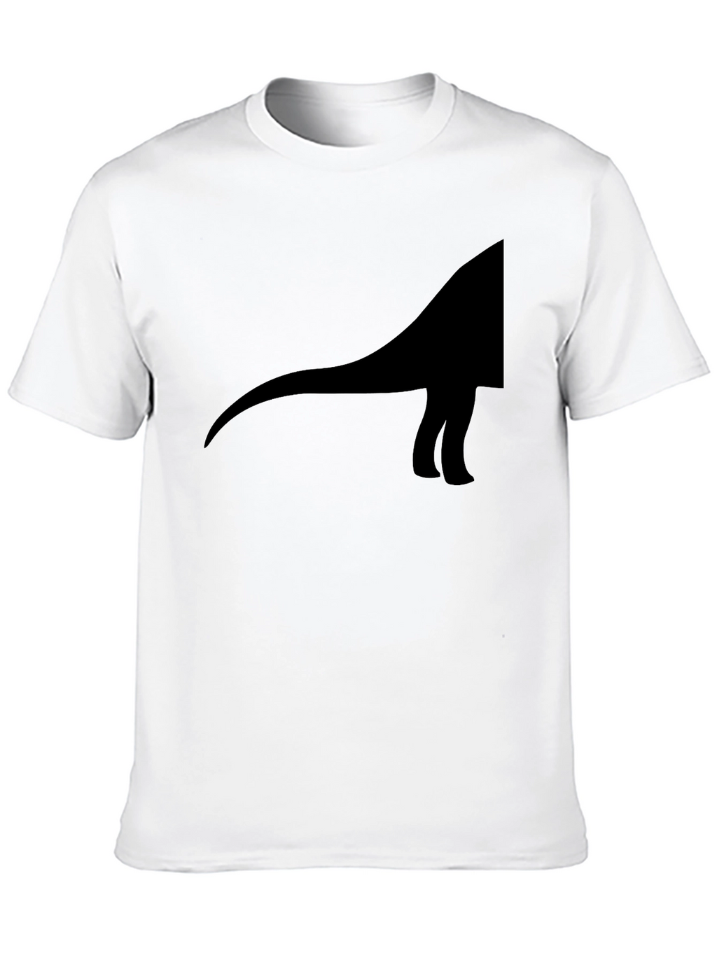 Dinosaur Silhouette Black T-Shirt