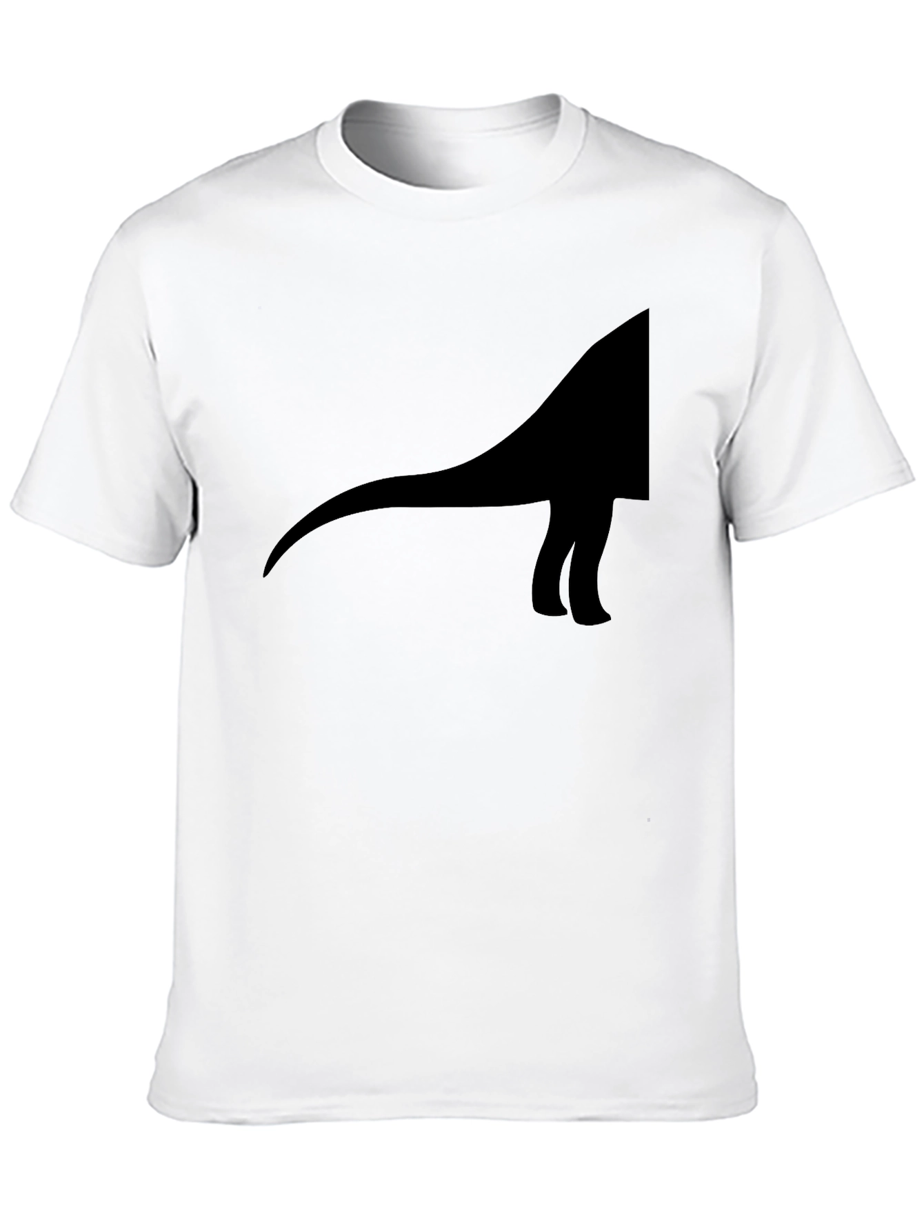 Dinosaur Silhouette Black T-Shirt