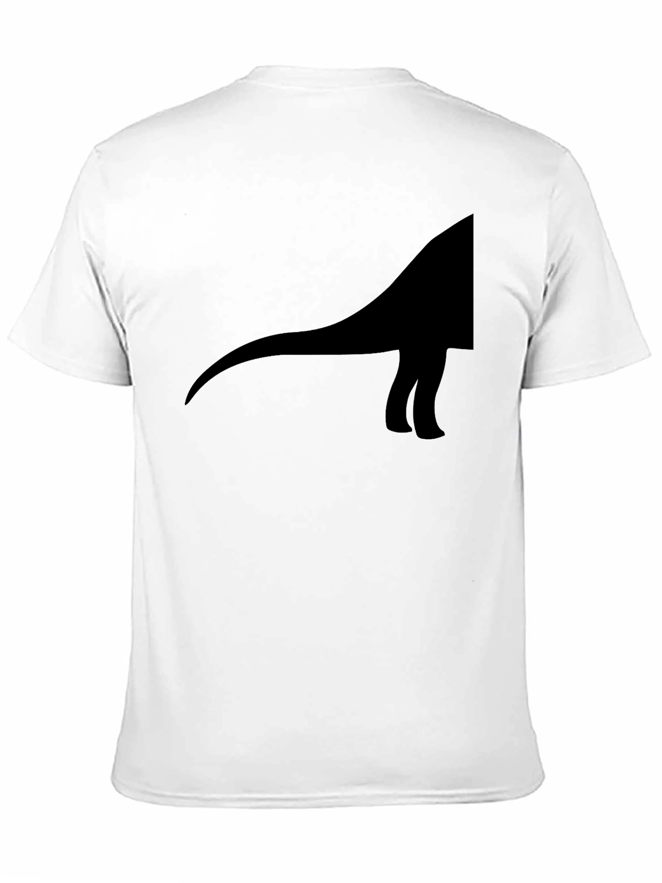 Dinosaur Silhouette Black T-Shirt