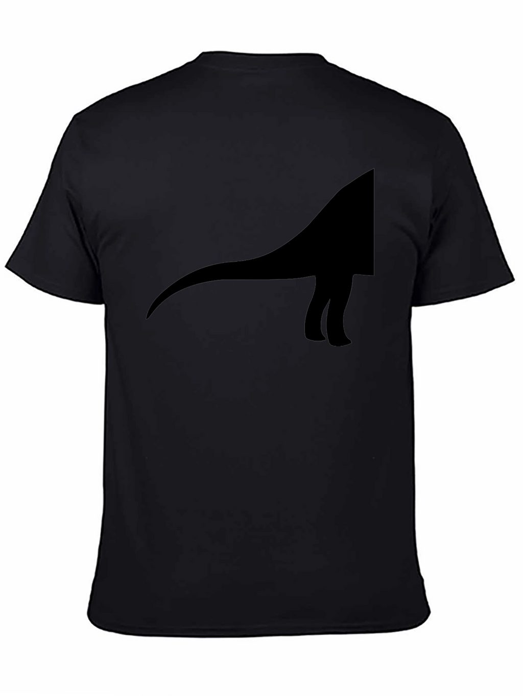 Dinosaur Silhouette Black T-Shirt
