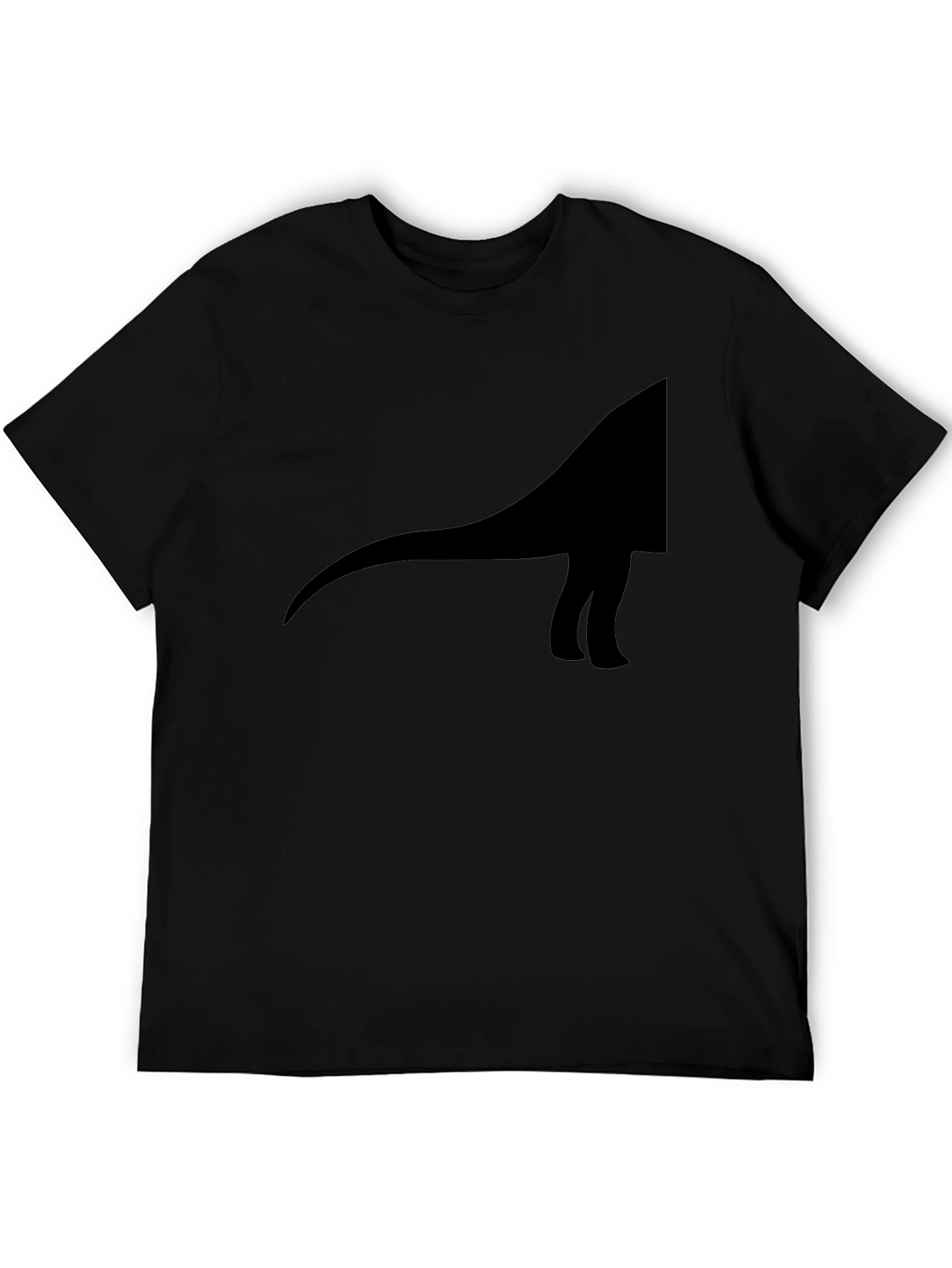 Dinosaur Silhouette Black T-Shirt