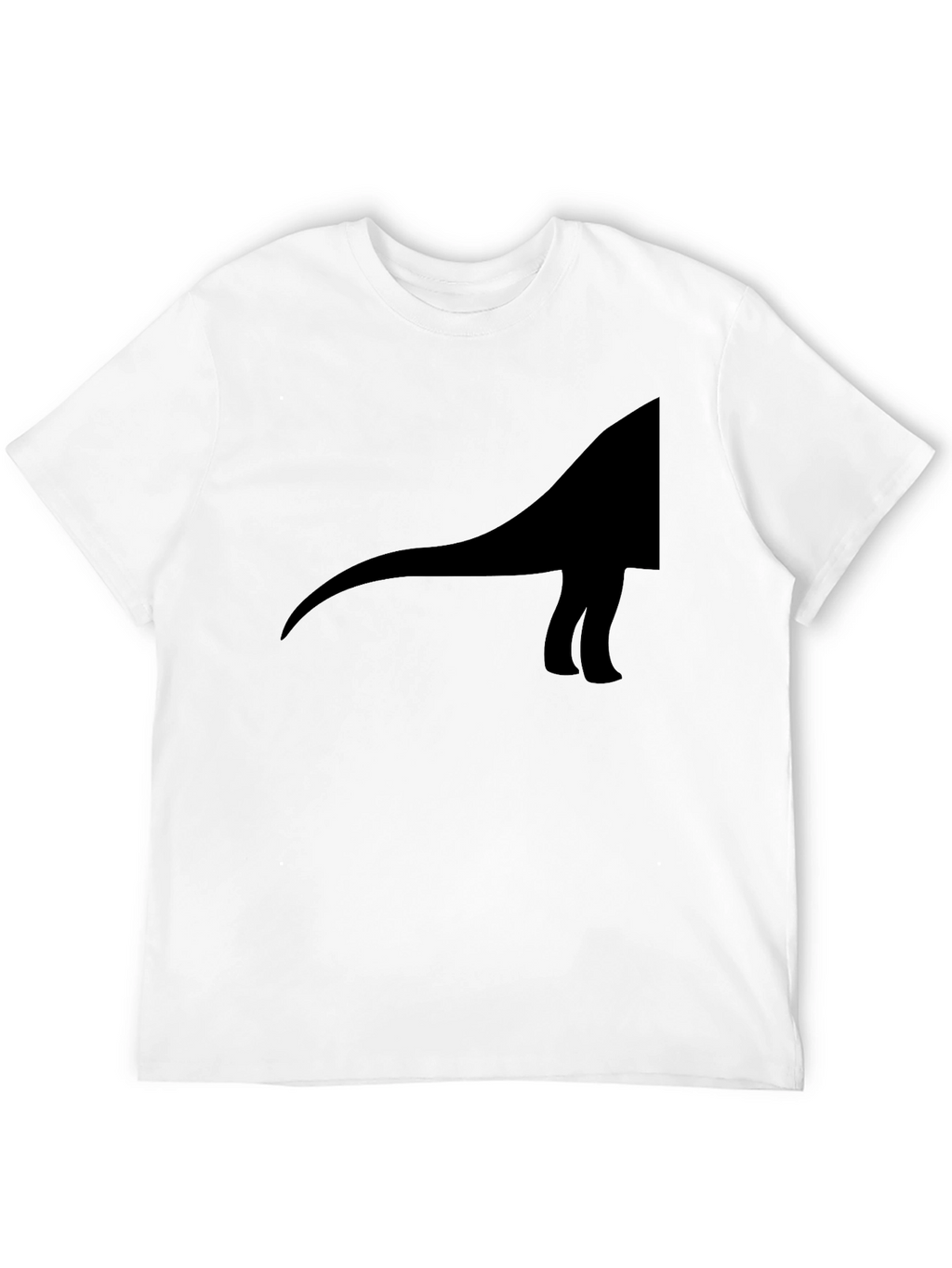 Dinosaur Silhouette Black T-Shirt