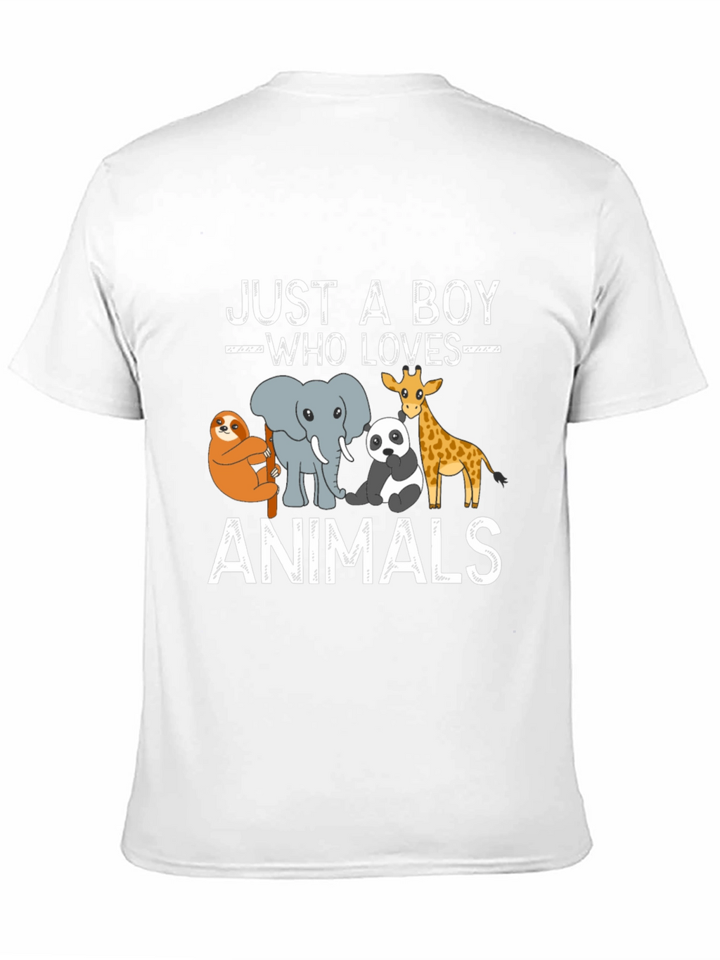 Just a Boy Who Loves Animals Graphic Tee