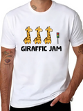 Giraff Traffic Jam Black T-Shirt