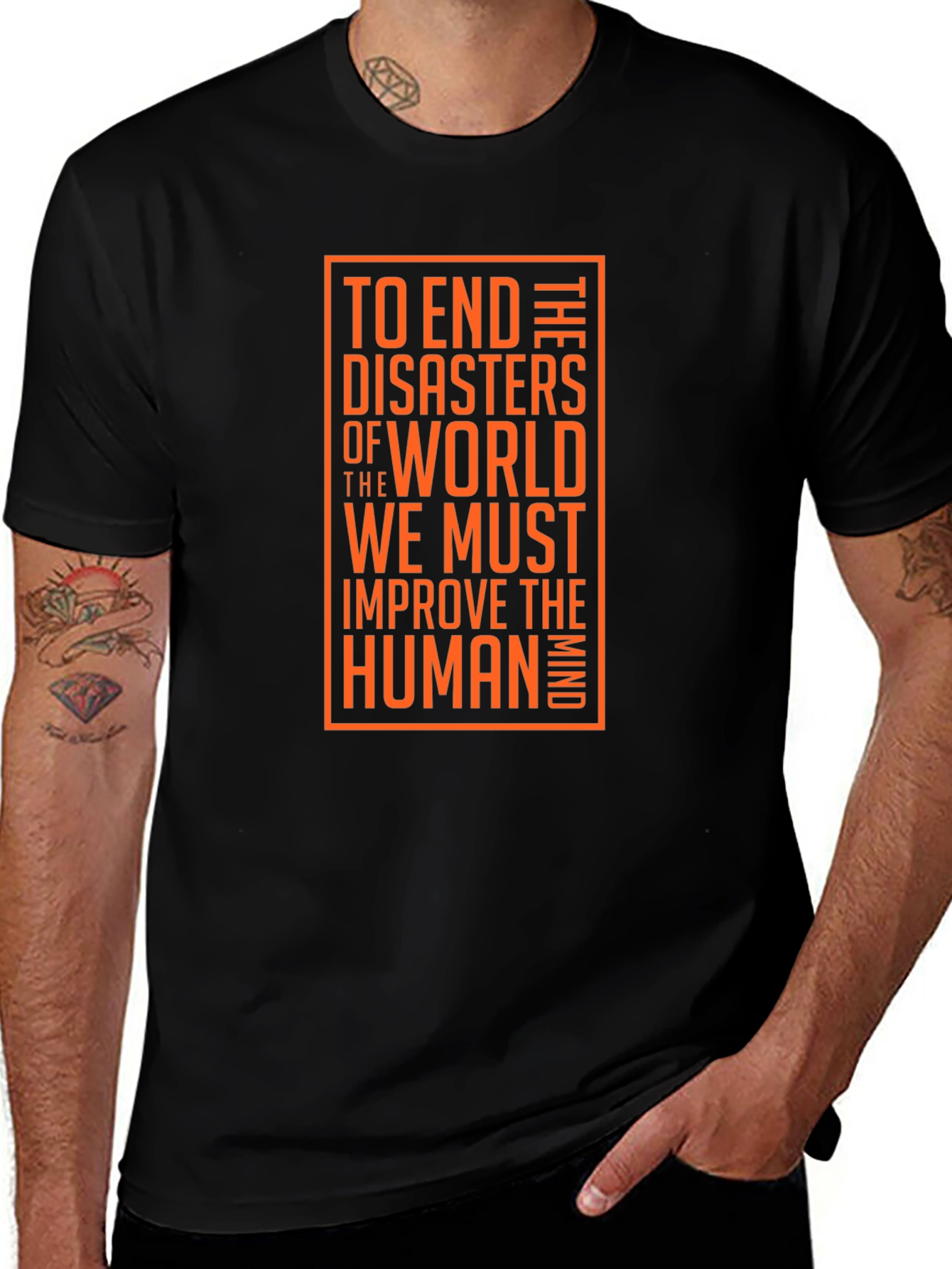 Improve the Human Mind Graphic Tee - Black