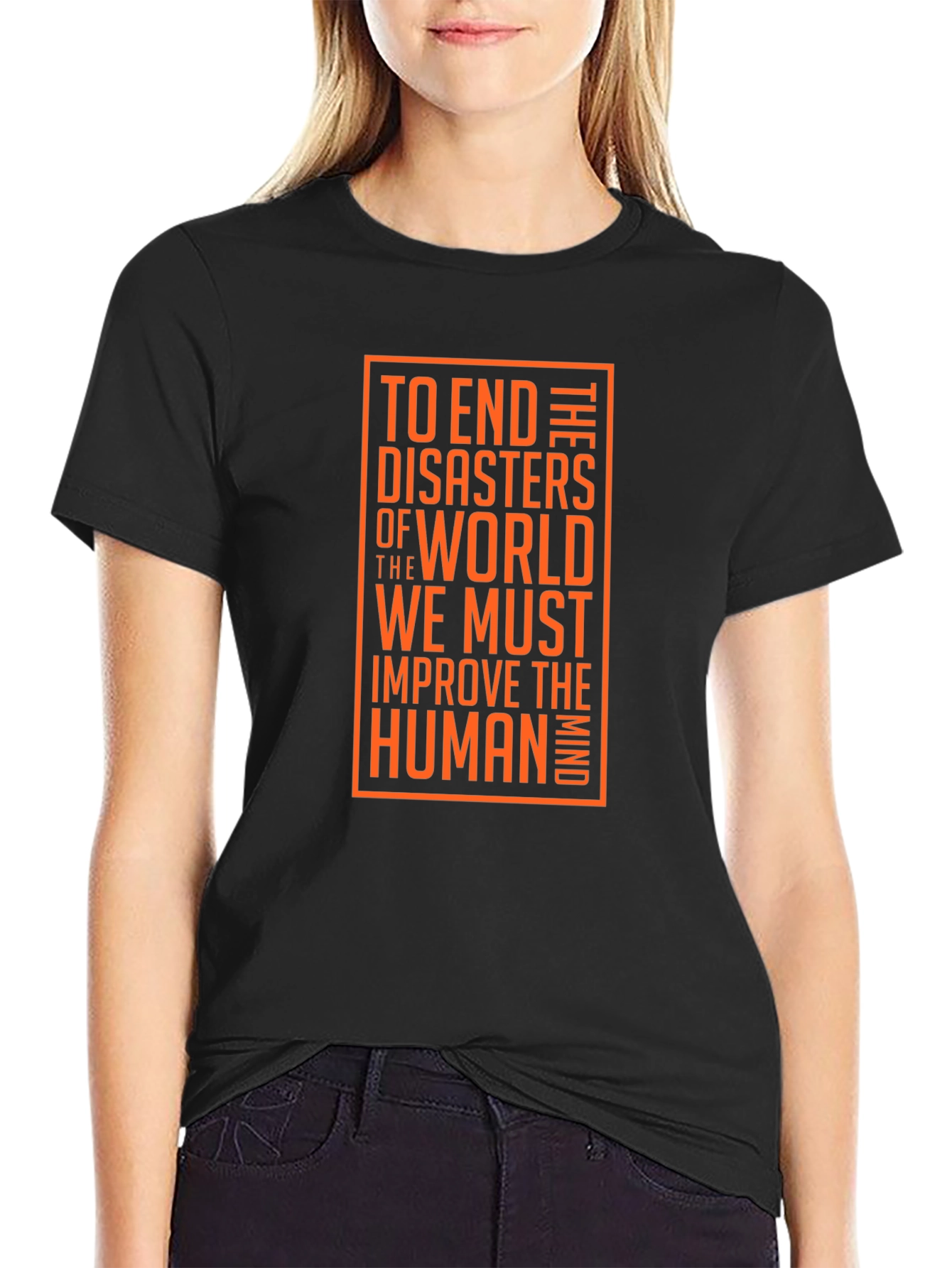 Improve the Human Mind Graphic Tee - Black