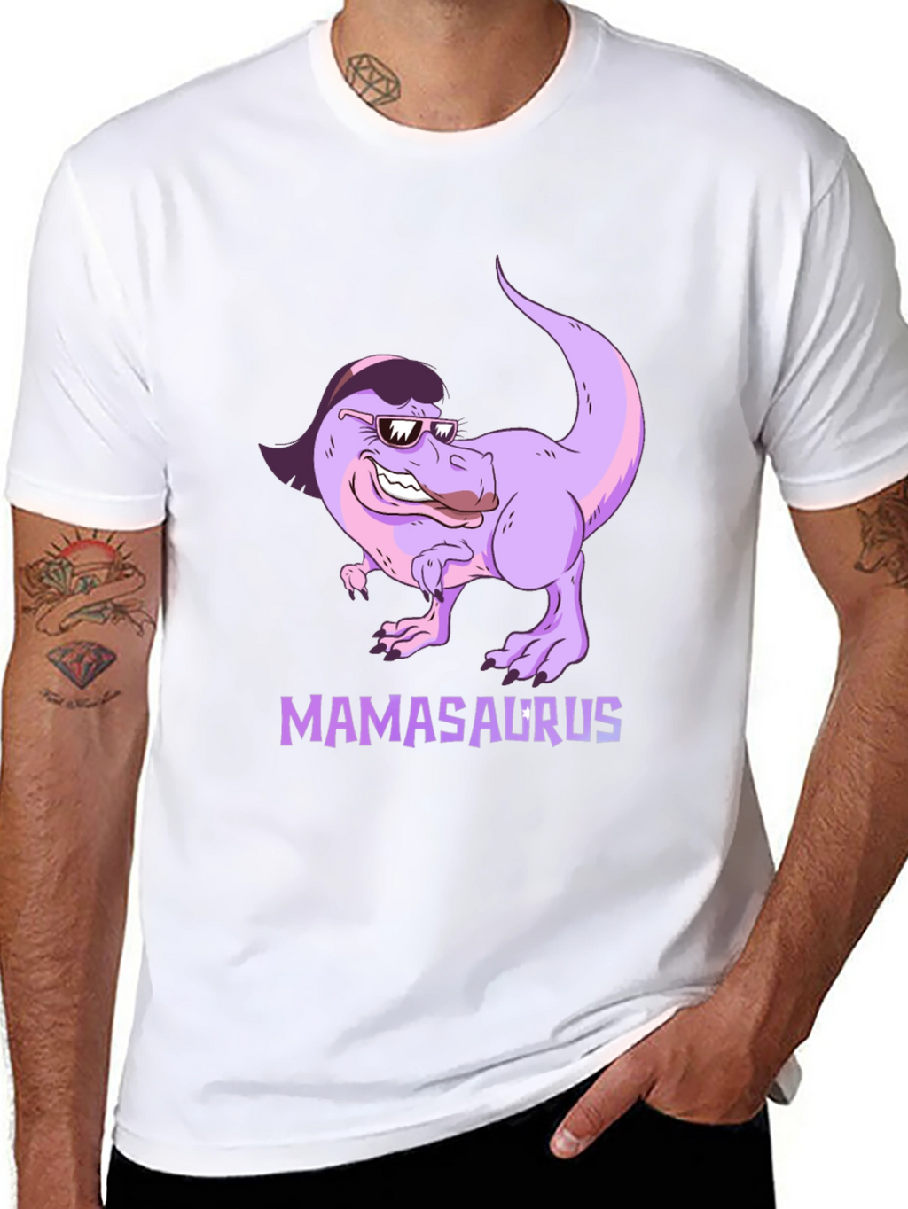 Mamasaurus T-Shirt - Funny Dinosaur Graphic Tee