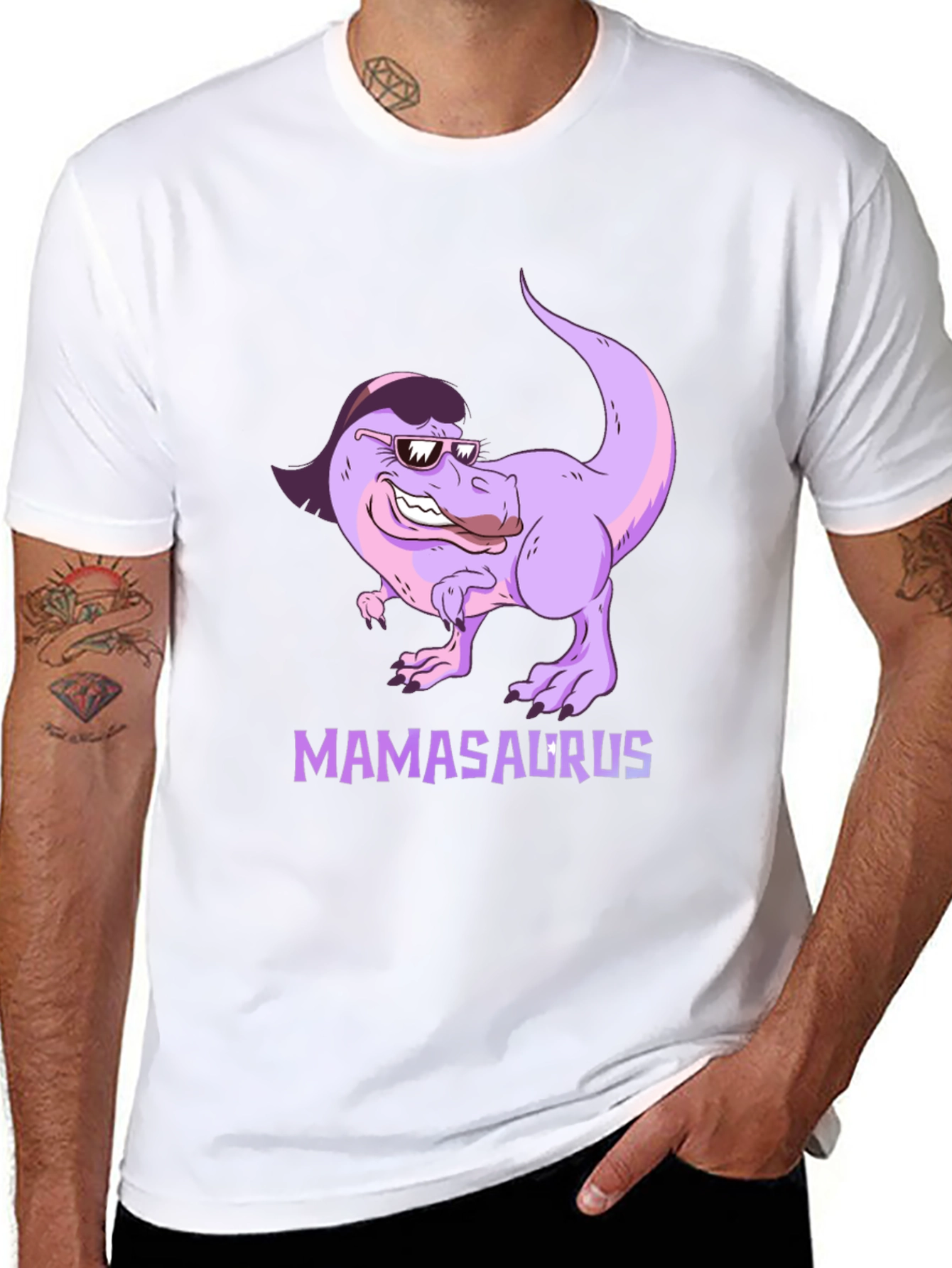 Mamasaurus T-Shirt - Funny Dinosaur Graphic Tee