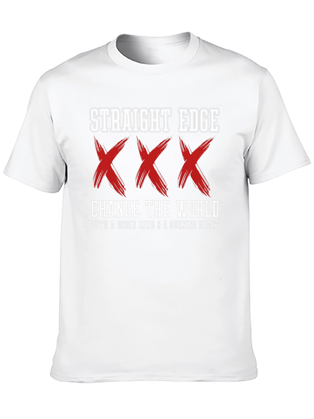 Straight Edge XXX Black T-Shirt