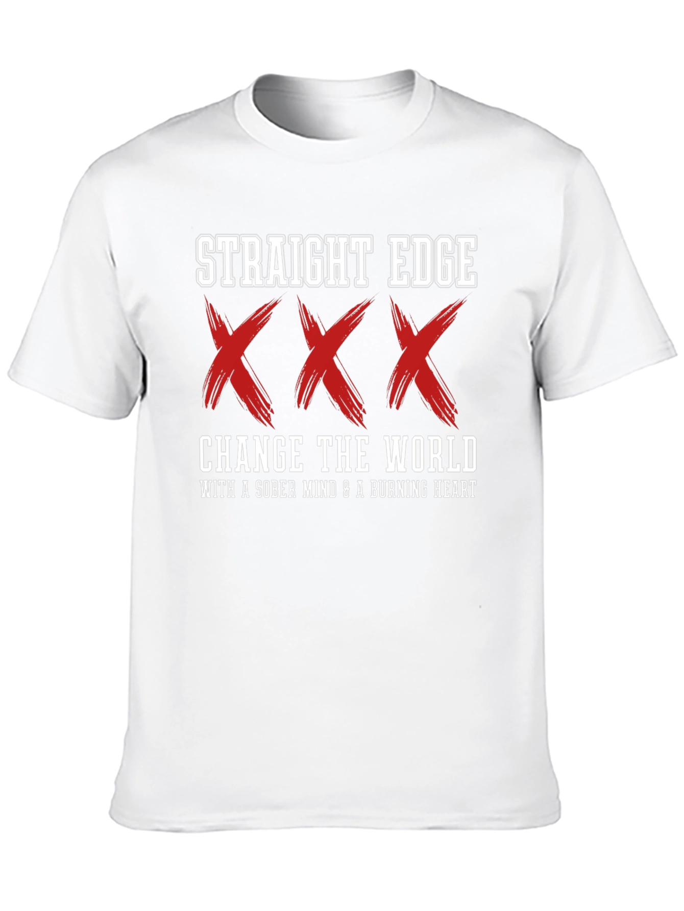 Straight Edge XXX Black T-Shirt