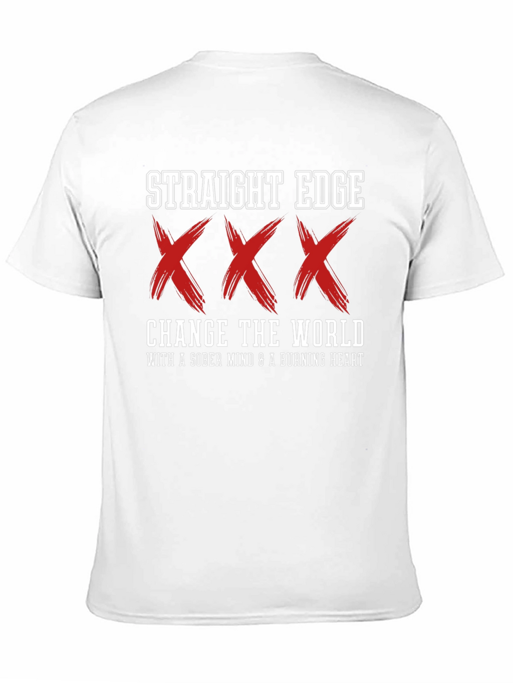 Straight Edge XXX Black T-Shirt