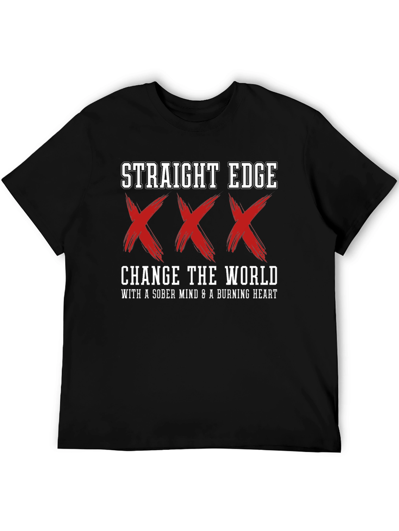 Straight Edge XXX Black T-Shirt
