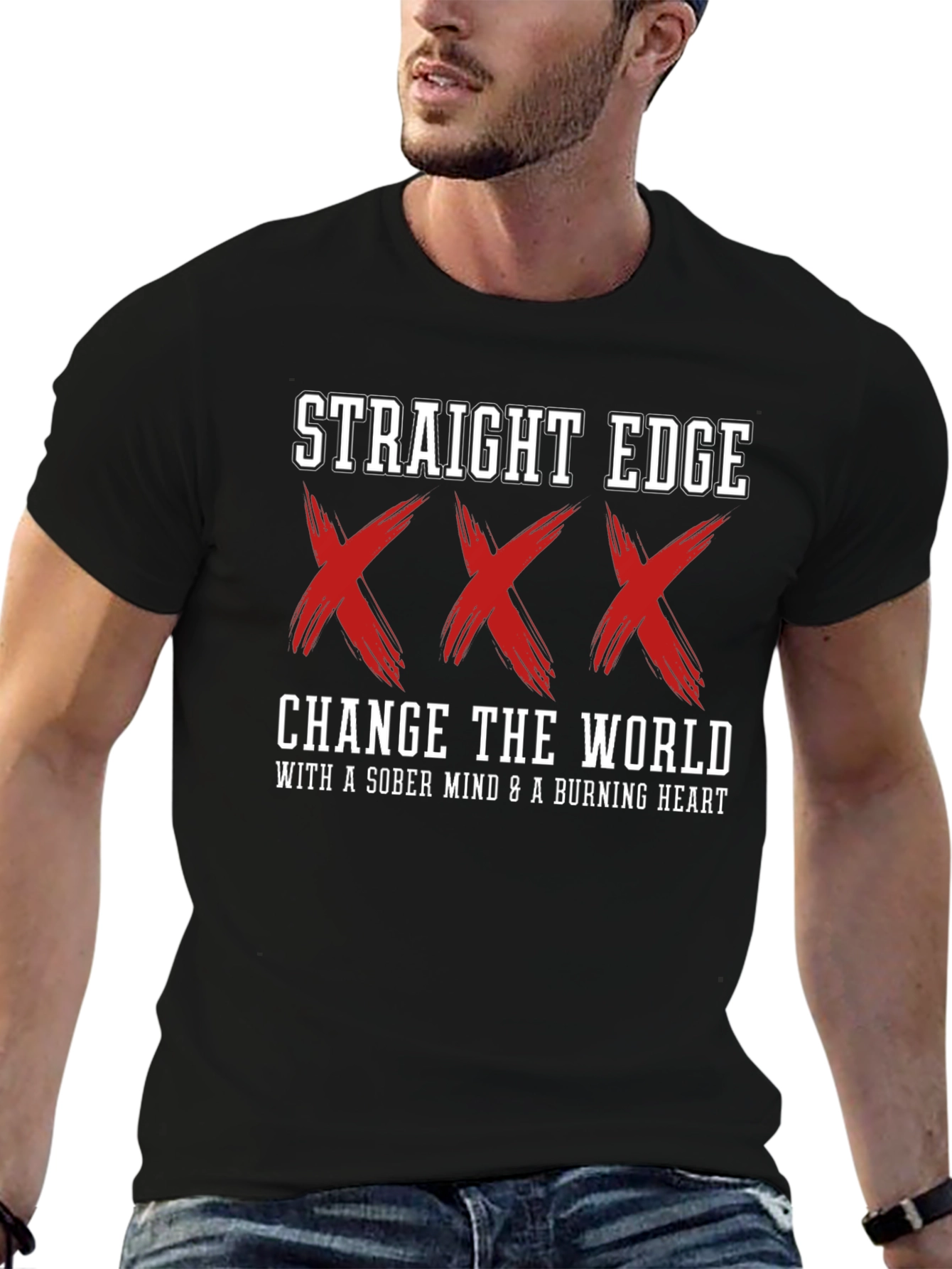 Straight Edge XXX Black T-Shirt