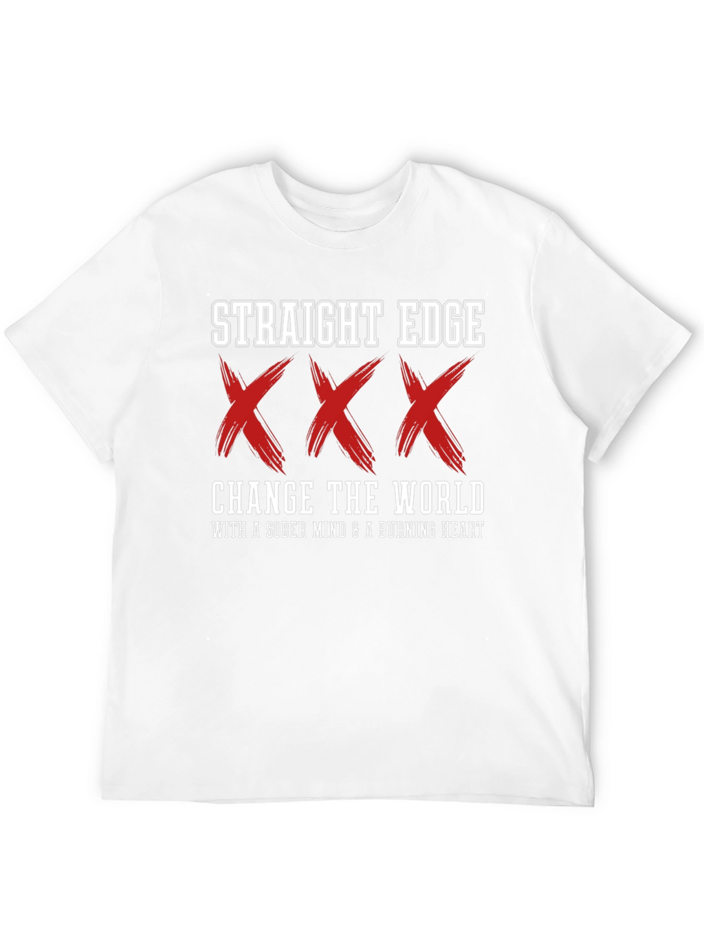 Straight Edge XXX Black T-Shirt