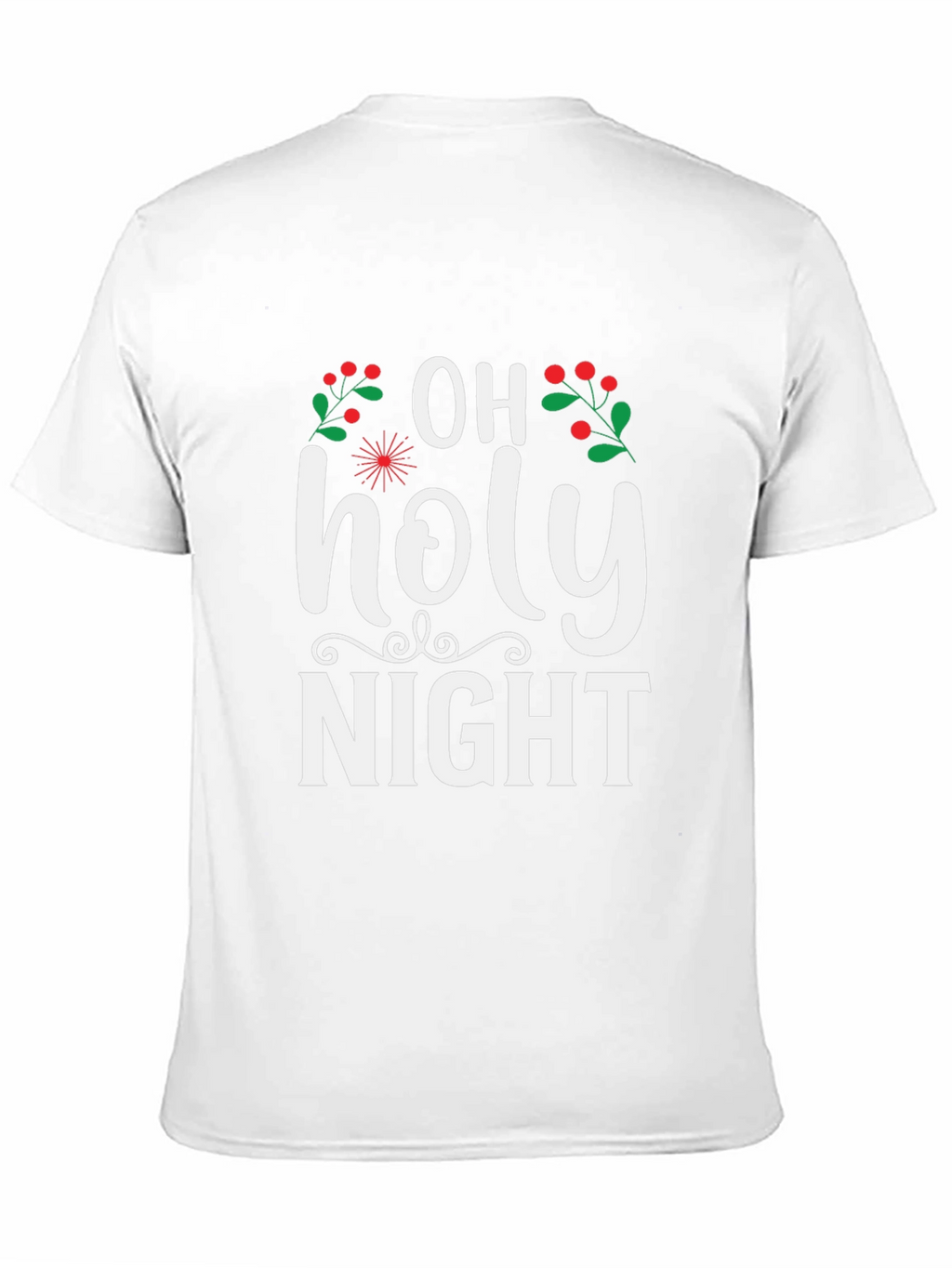 Oh Holy Night Christmas Holiday Graphic Tee