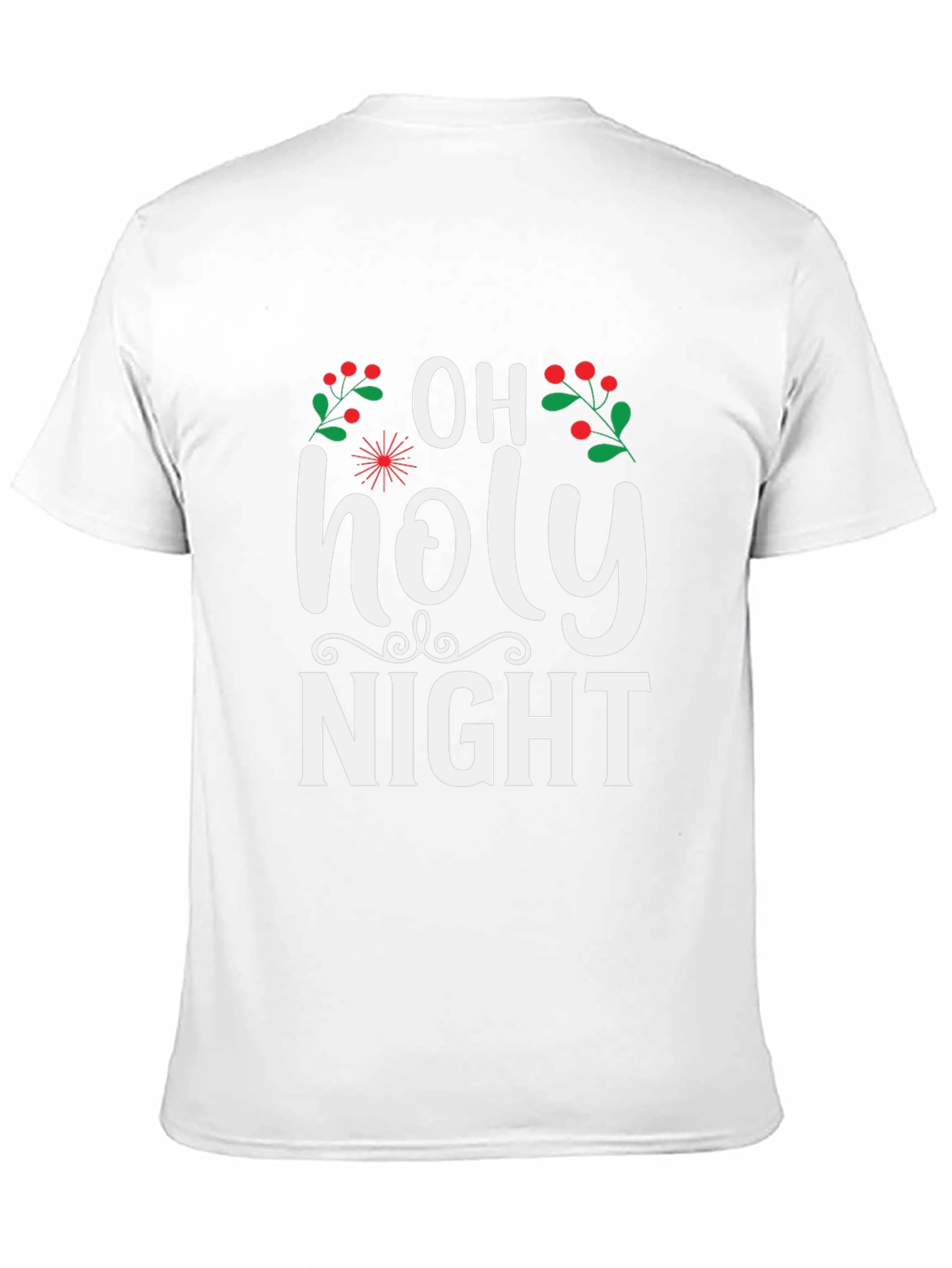 Oh Holy Night Christmas Holiday Graphic Tee