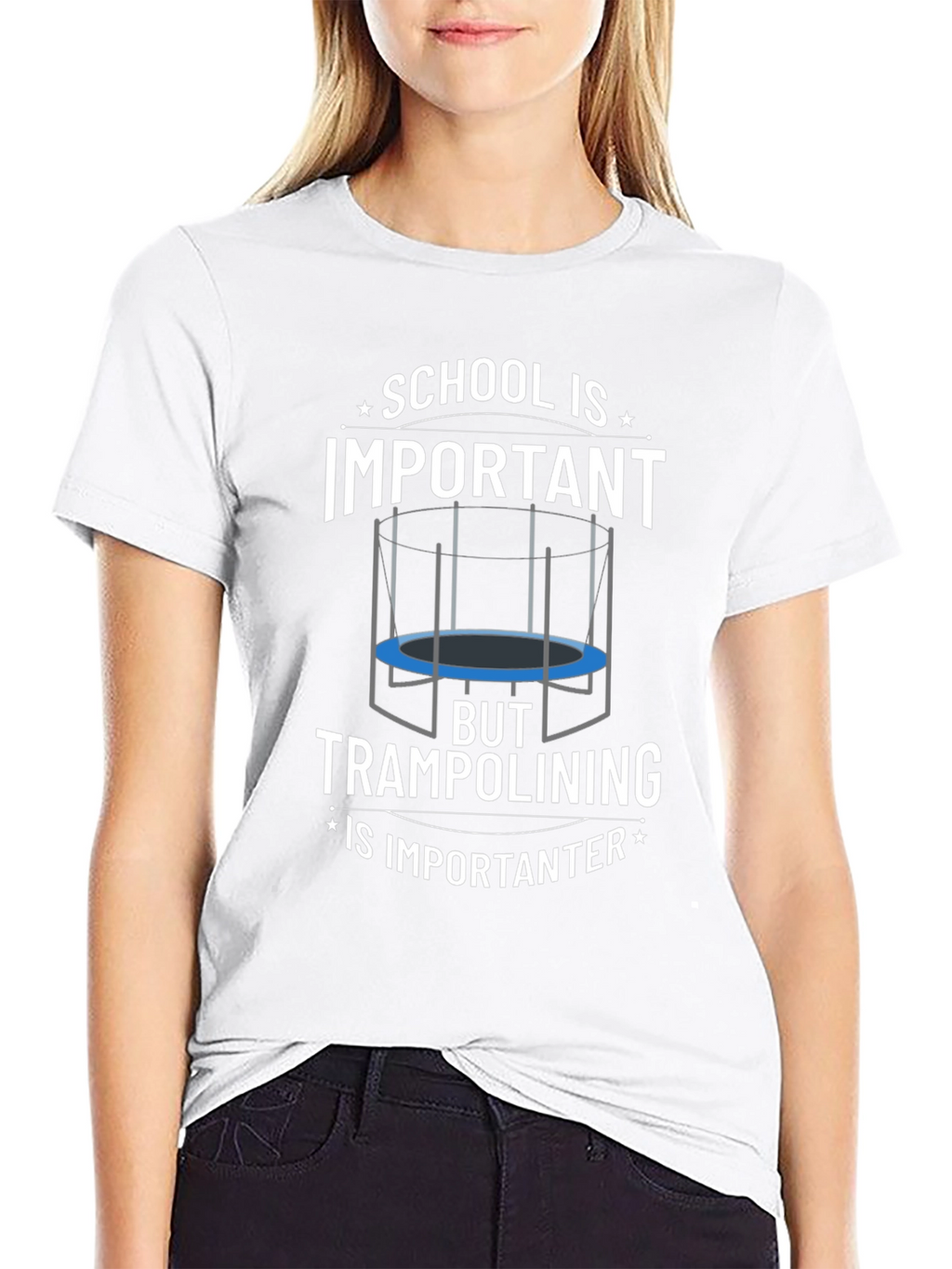 School Important? Trampolining Is Importanter T-Shirt