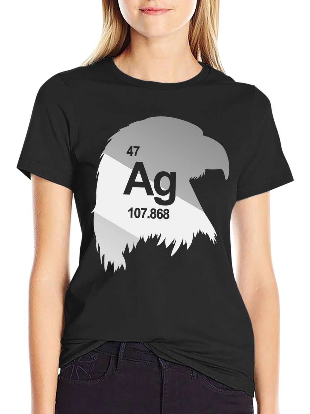 Silver Eagle Tee - Mens Science Inspired Graphic T-Shirt
