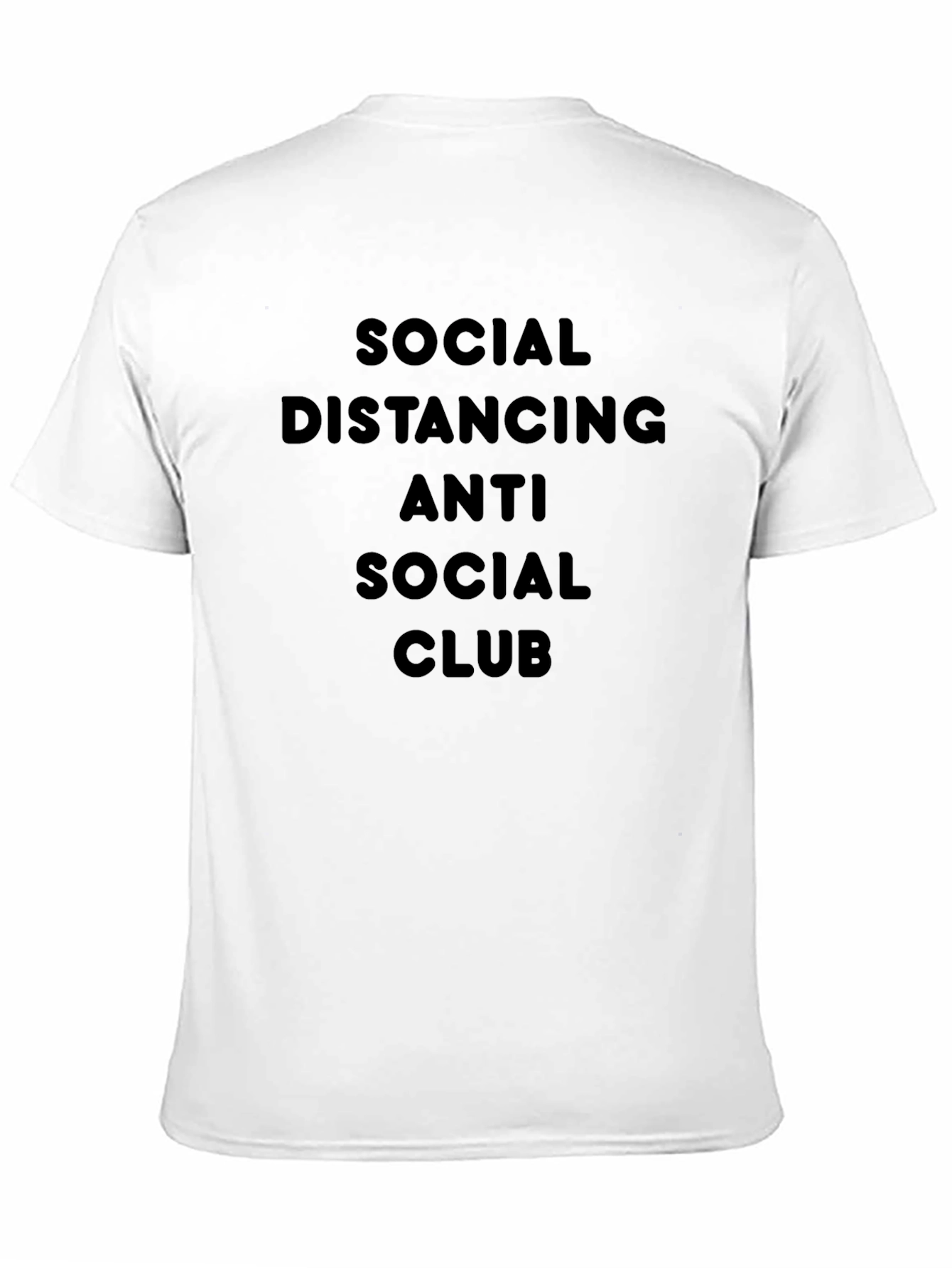 Social Distancing Anti Social Club Black T-Shirt