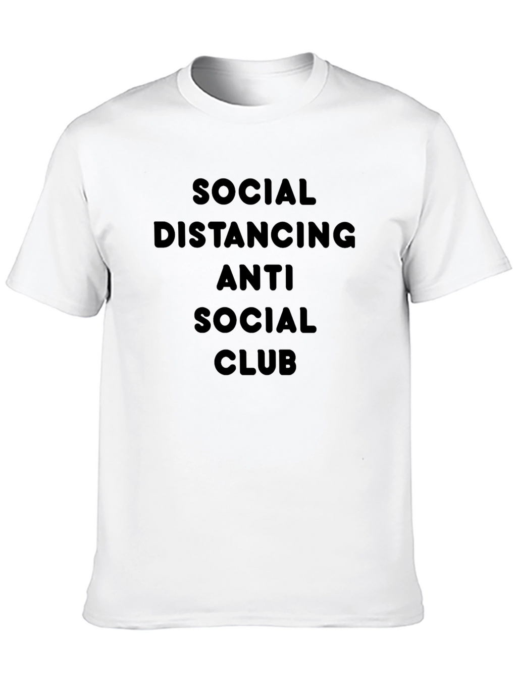 Social Distancing Anti Social Club Black T-Shirt