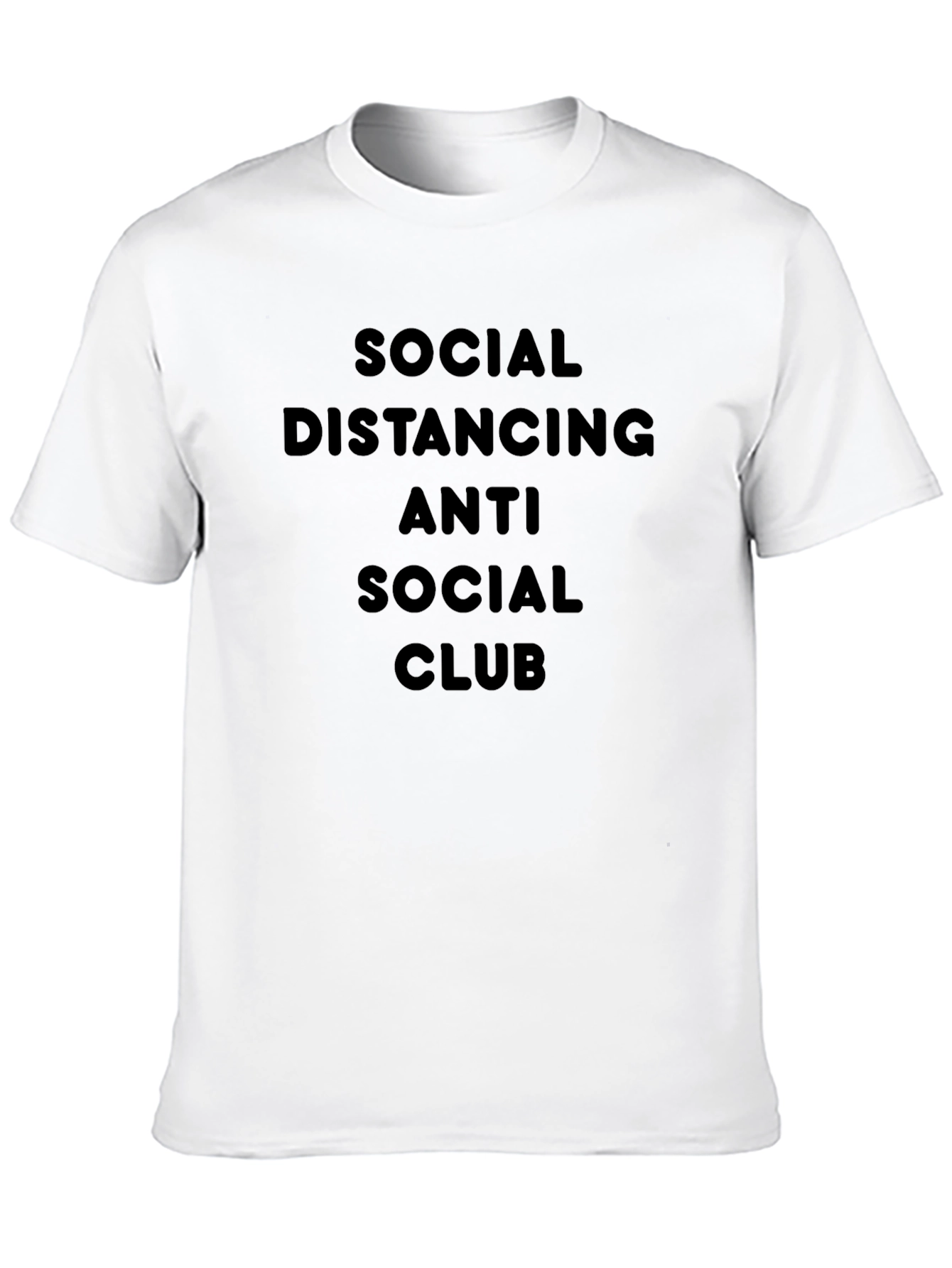 Social Distancing Anti Social Club Black T-Shirt