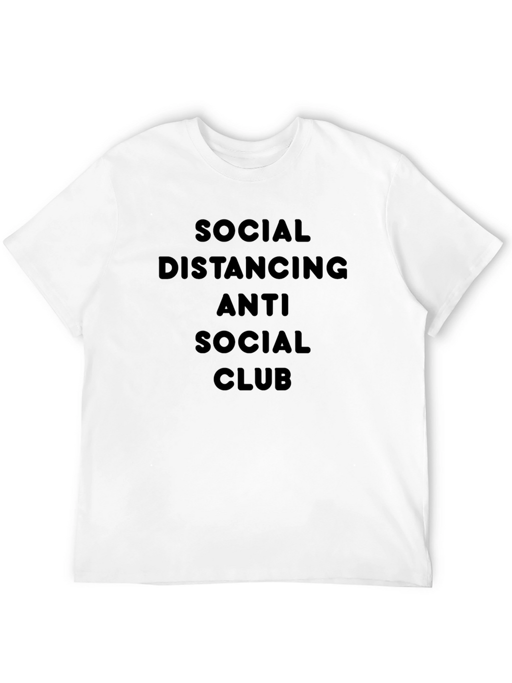 Social Distancing Anti Social Club Black T-Shirt