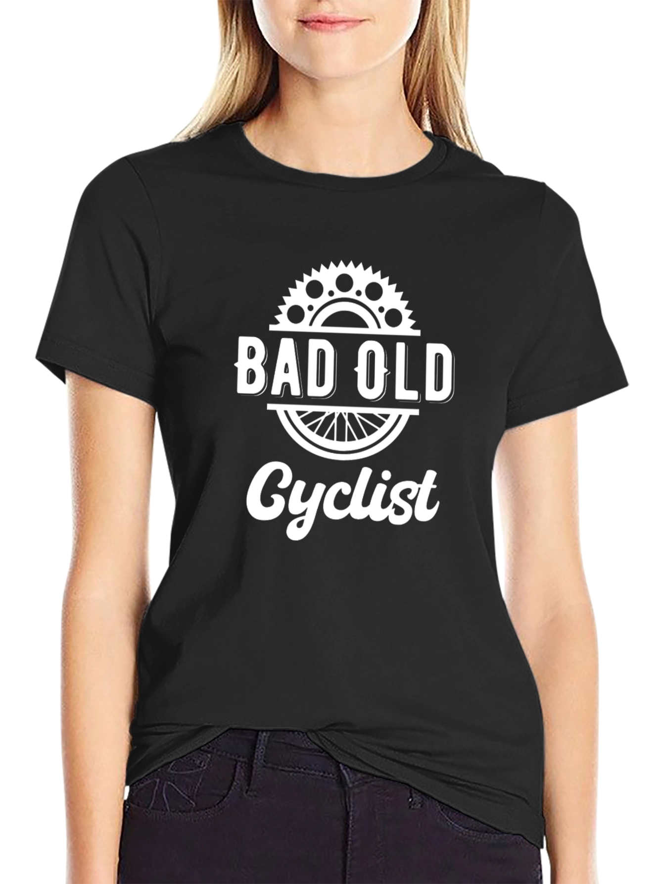 Bad Old Cyclist T-Shirt - Funny Cycling Apparel