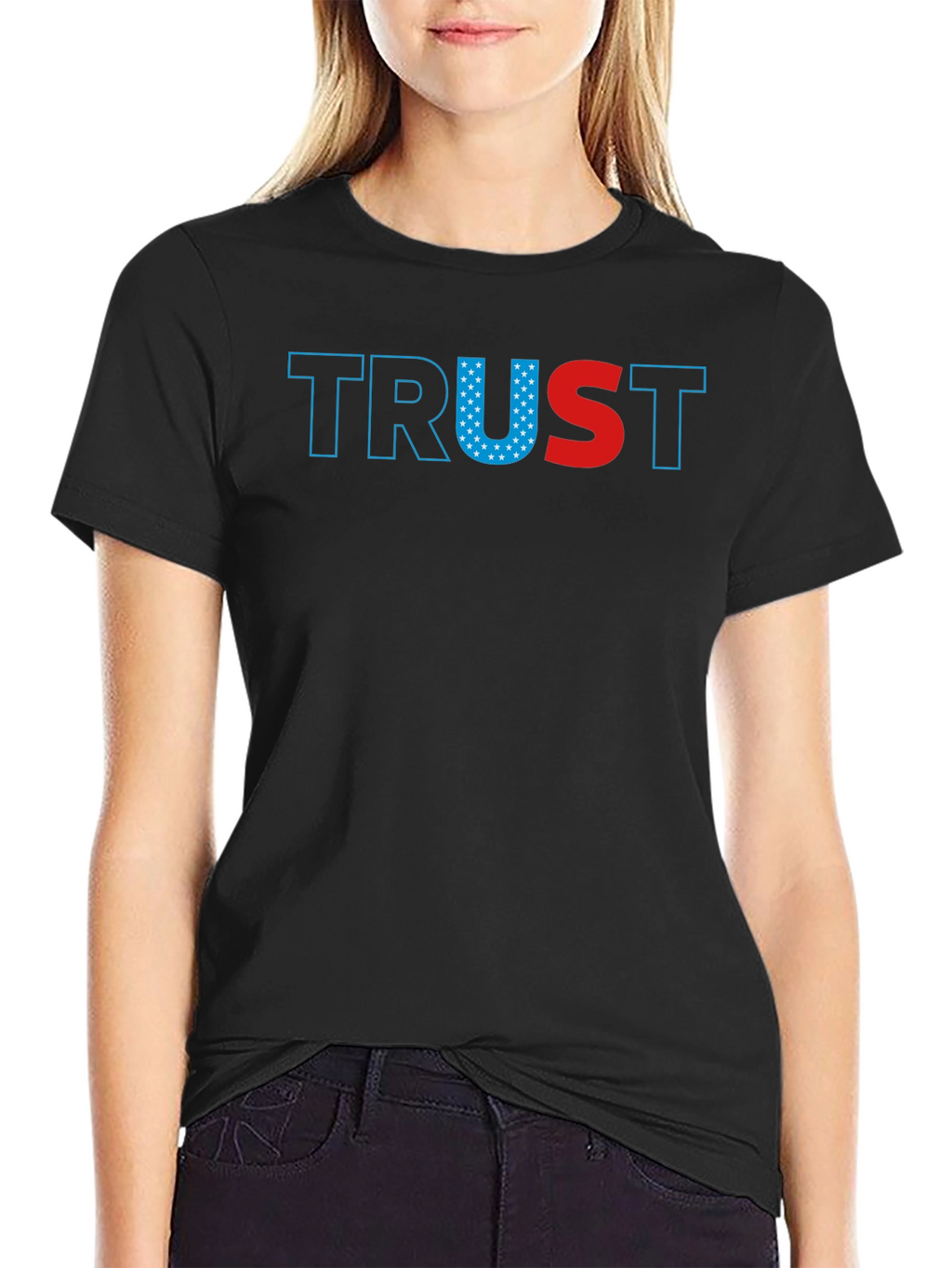 Trust Graphic T-Shirt - Patriotic USA Design