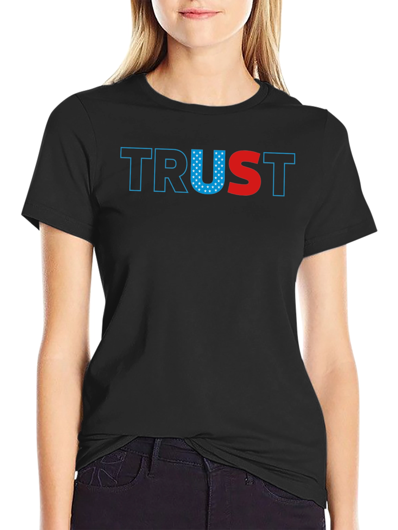 Trust Graphic T-Shirt - Patriotic USA Design