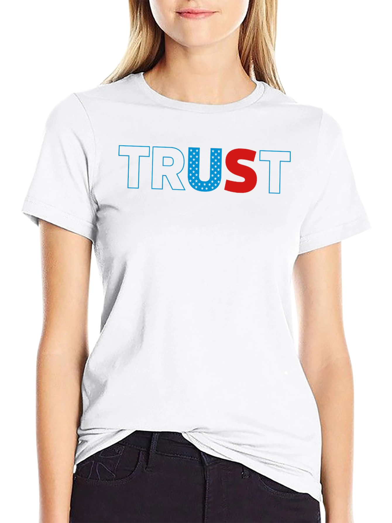 Trust Graphic T-Shirt - Patriotic USA Design