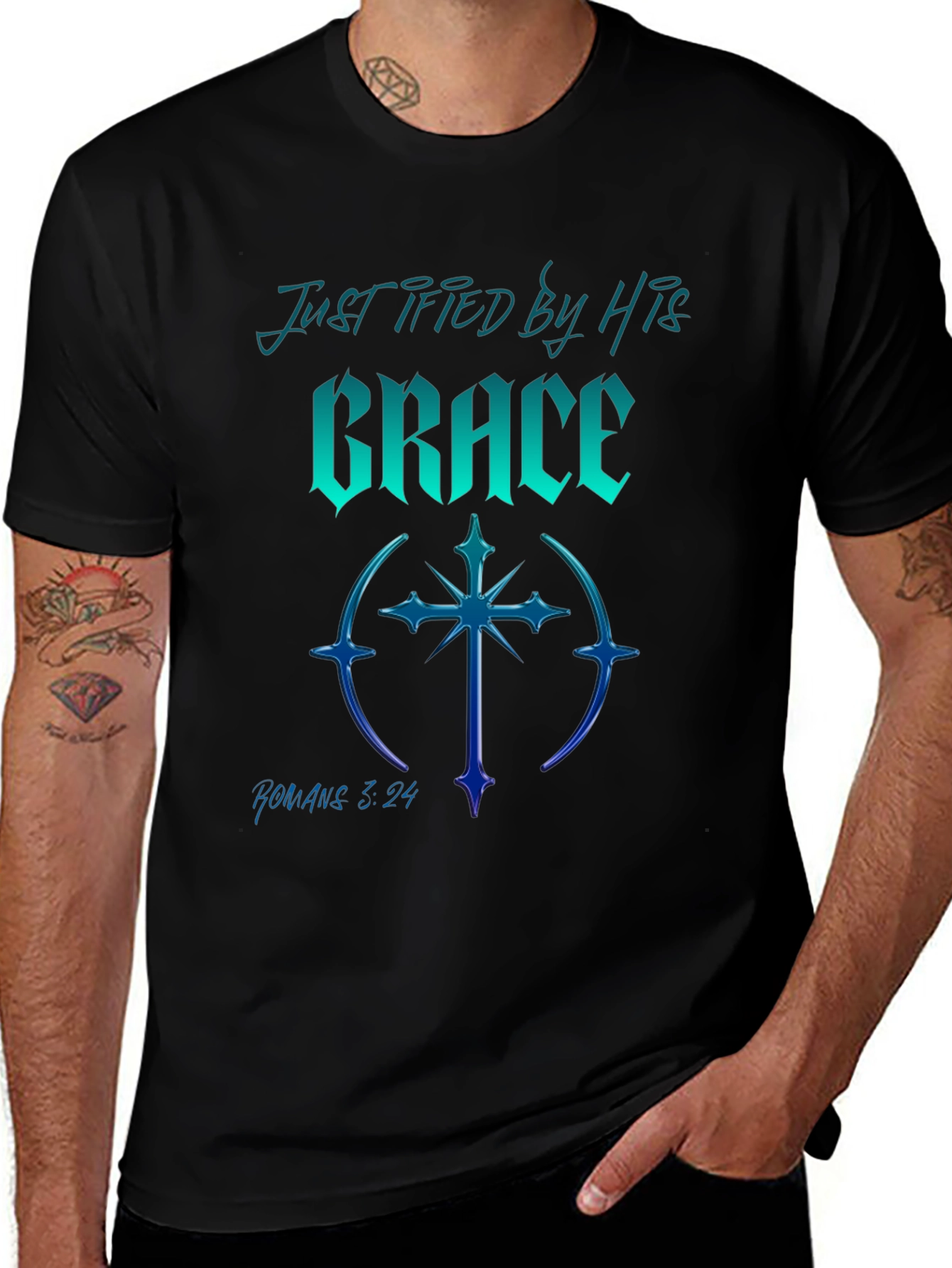 Justified By His Grace T-Shirt