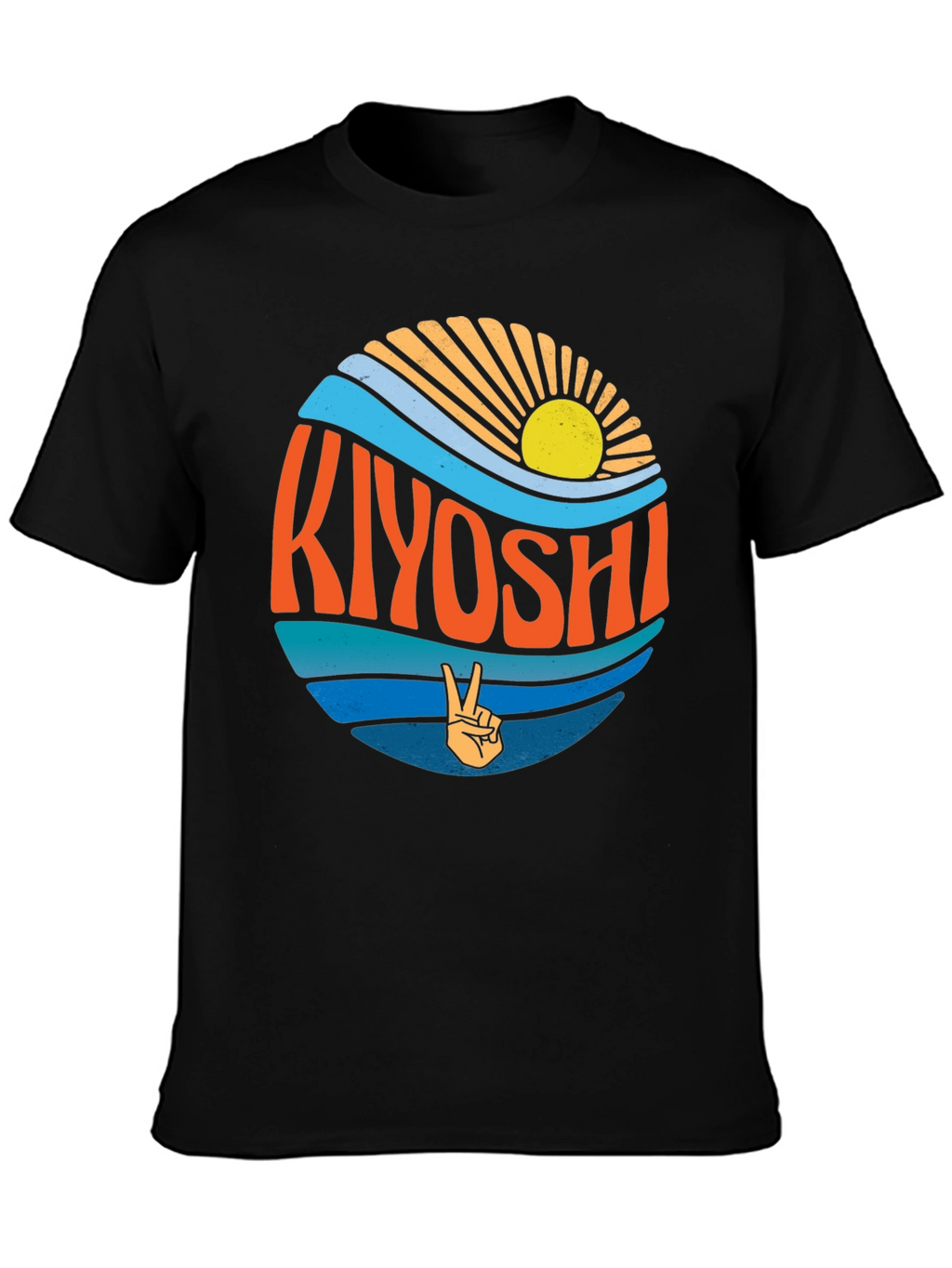 Kiyoshi Retro Graphic Tee - Peace & Sunshine