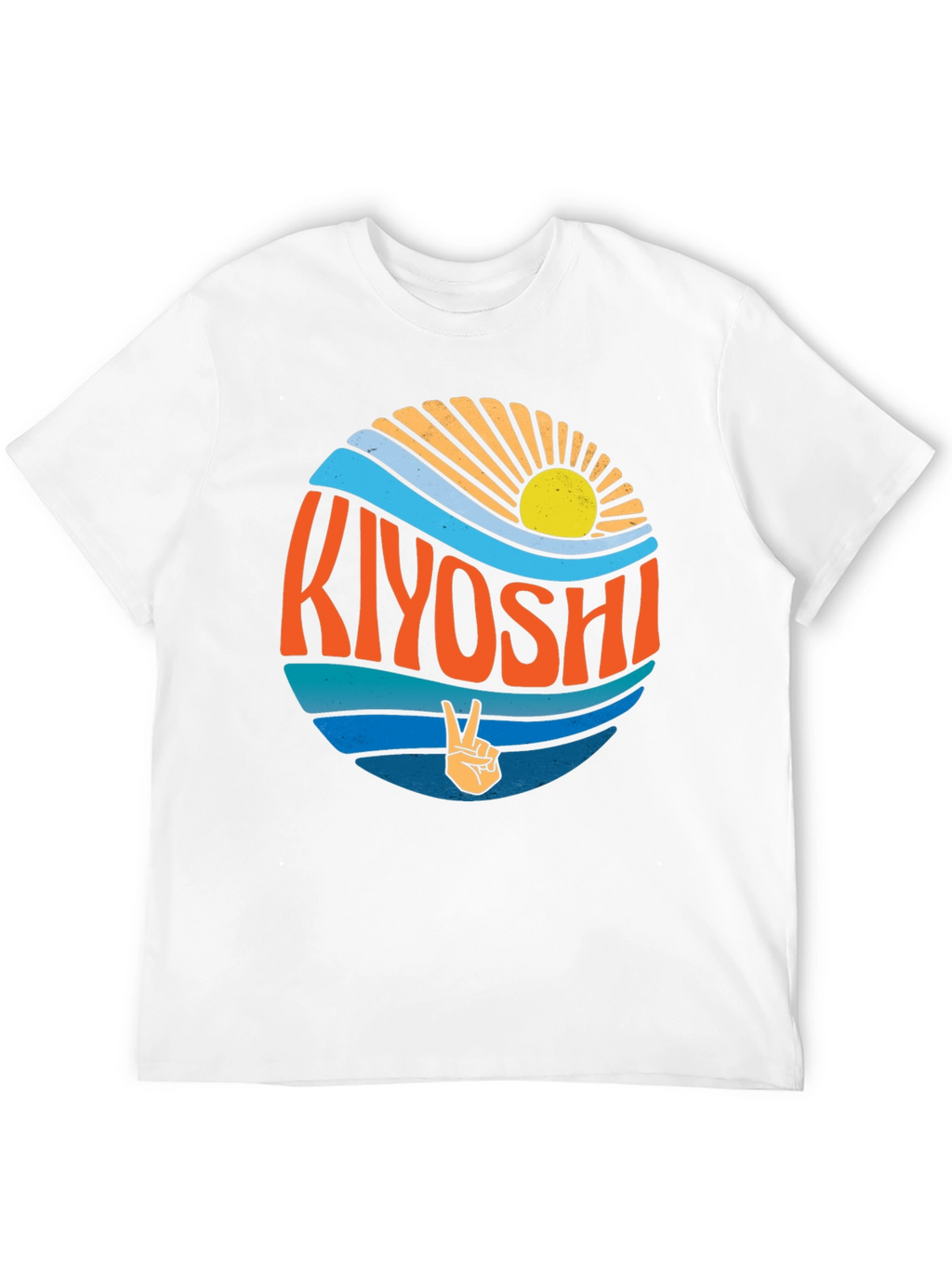 Kiyoshi Retro Graphic Tee - Peace & Sunshine